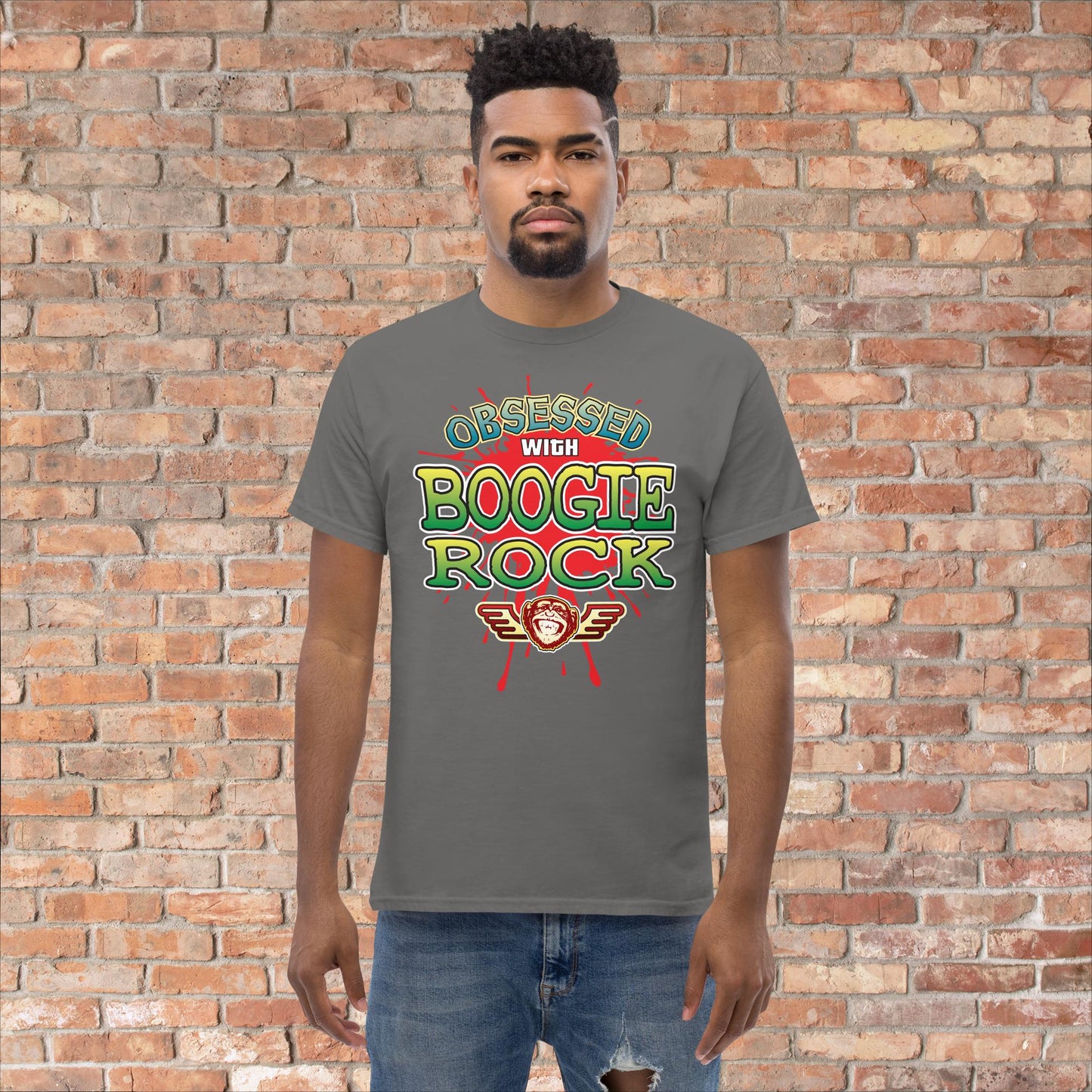 Boogie Rock Obsessed Cotton T-Shirt