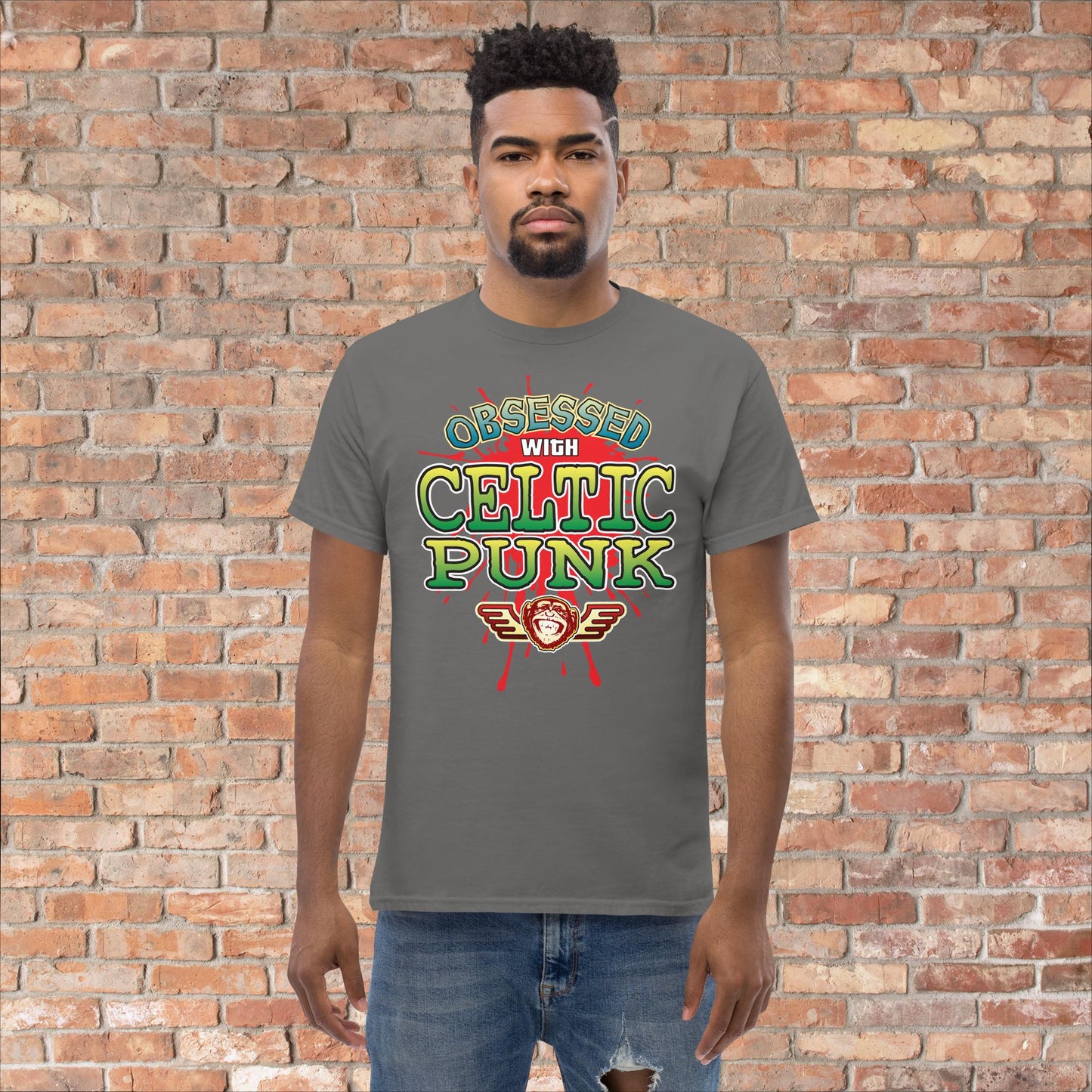 Celtic Punk Obsessed Cotton T-Shirt