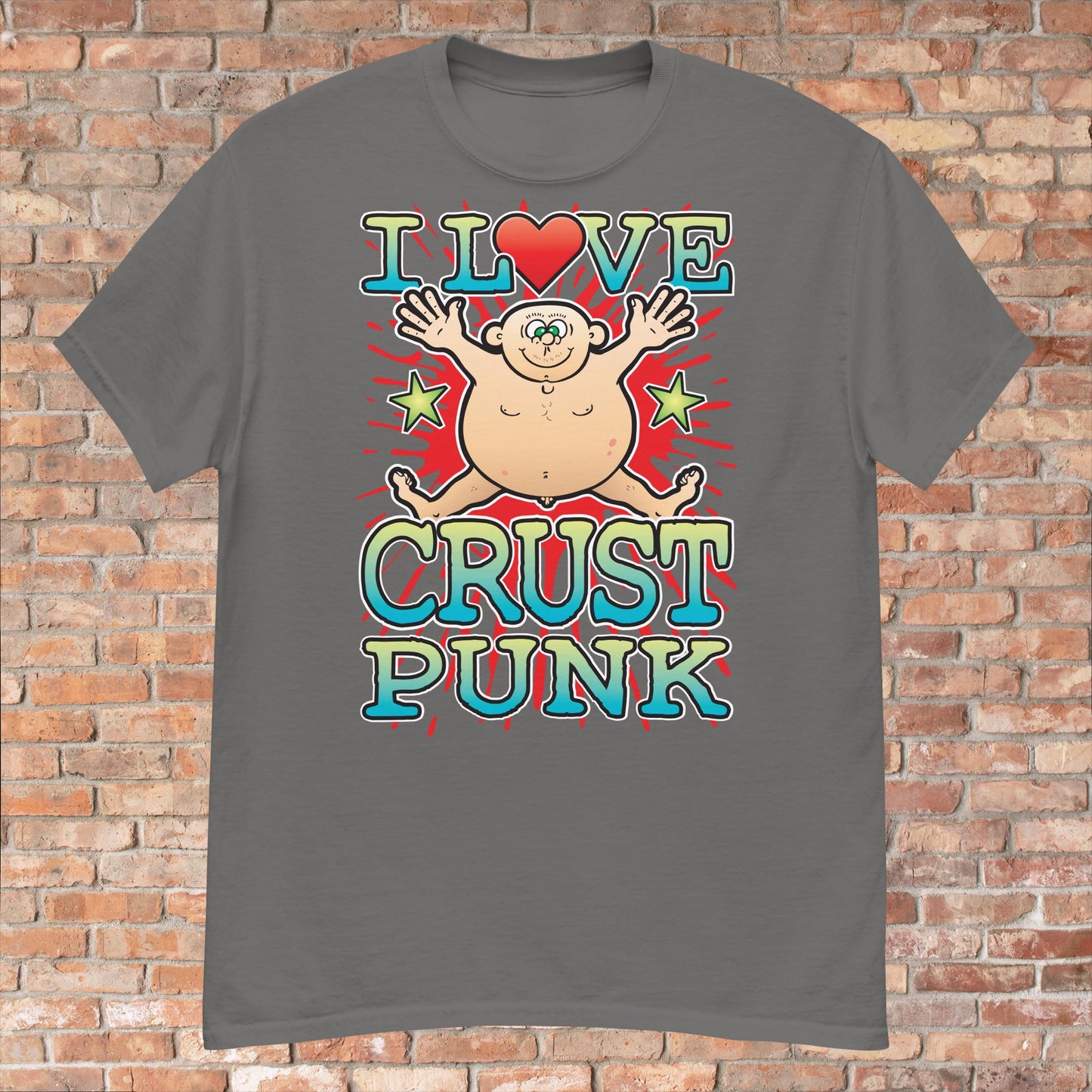 Crust Punk Cotton Love Music T-Shirt