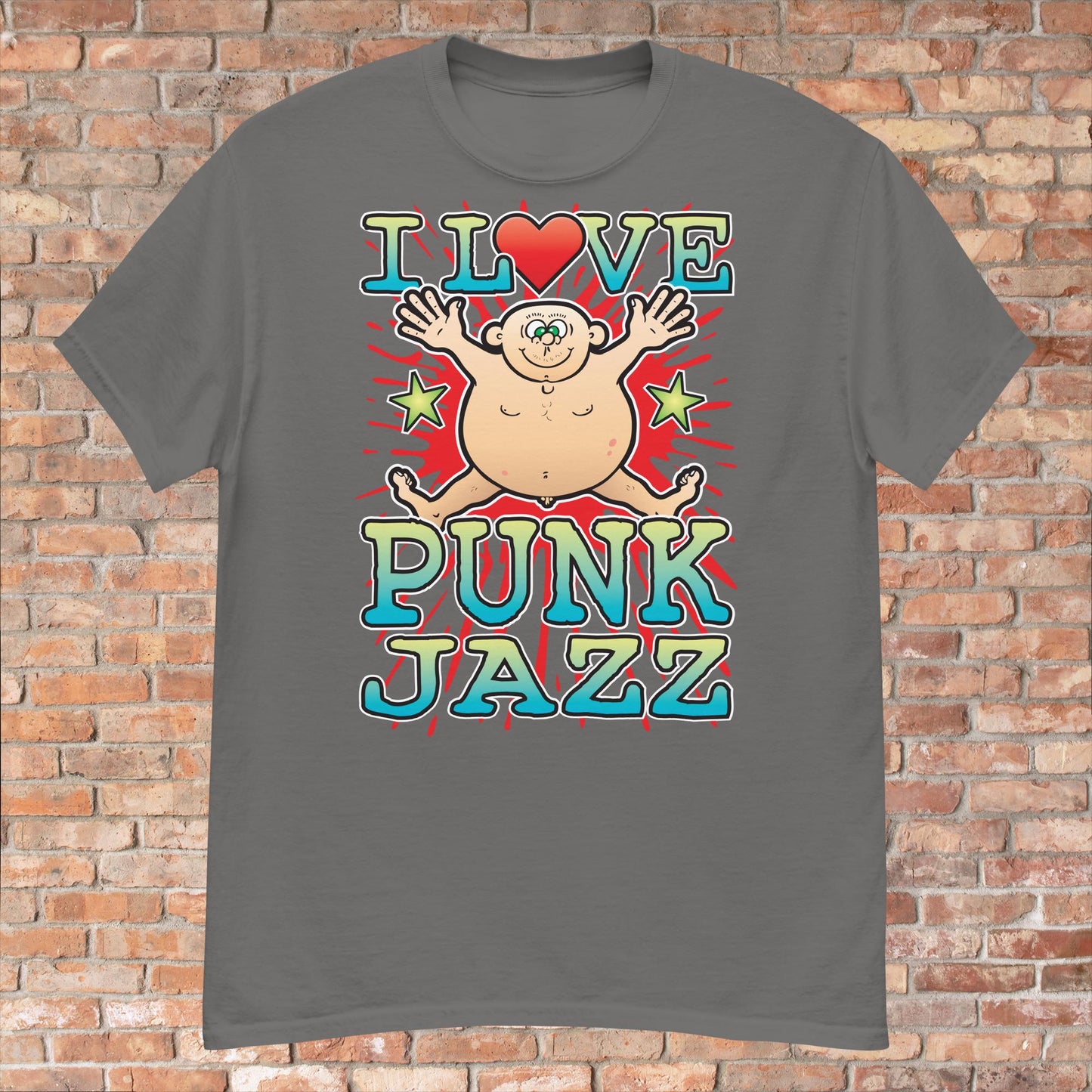 Punk Jazz Cotton Love Music T-Shirt