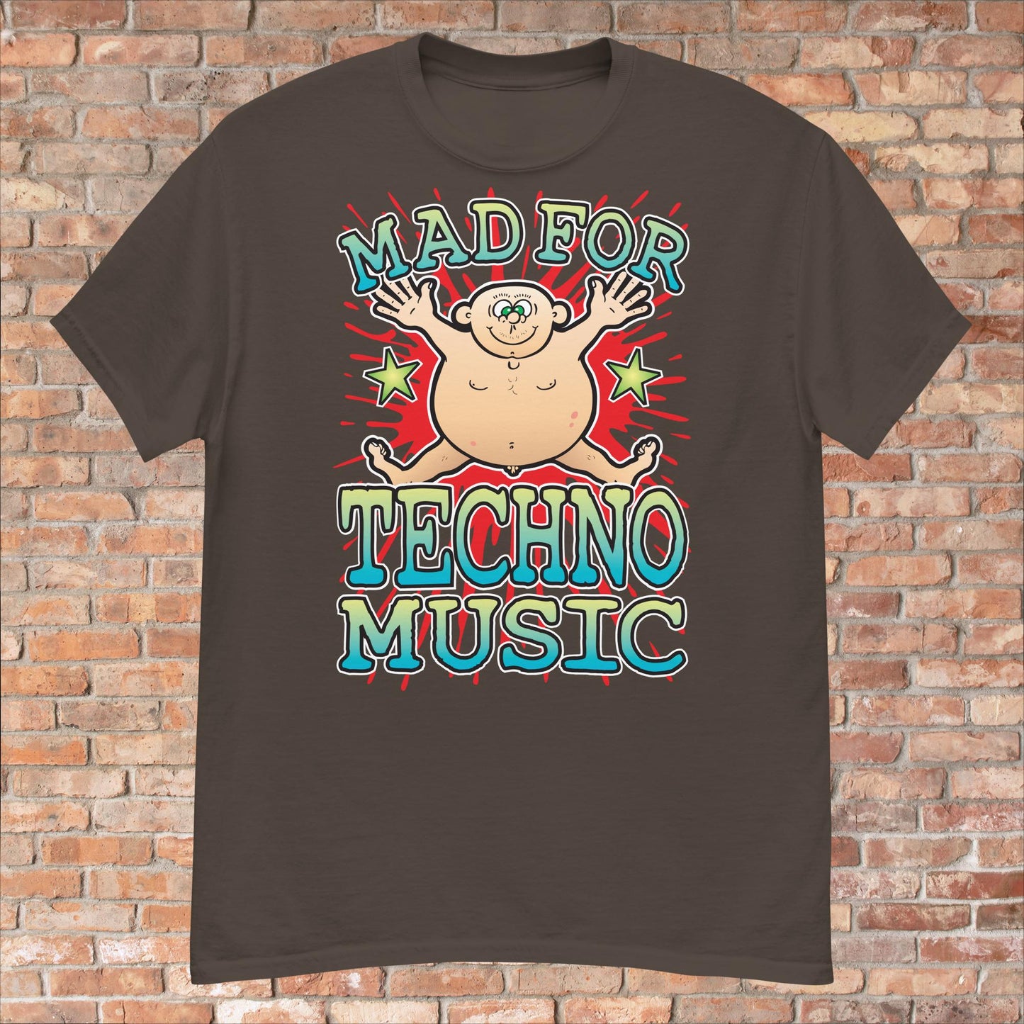 Techno Music Cotton T-Shirt
