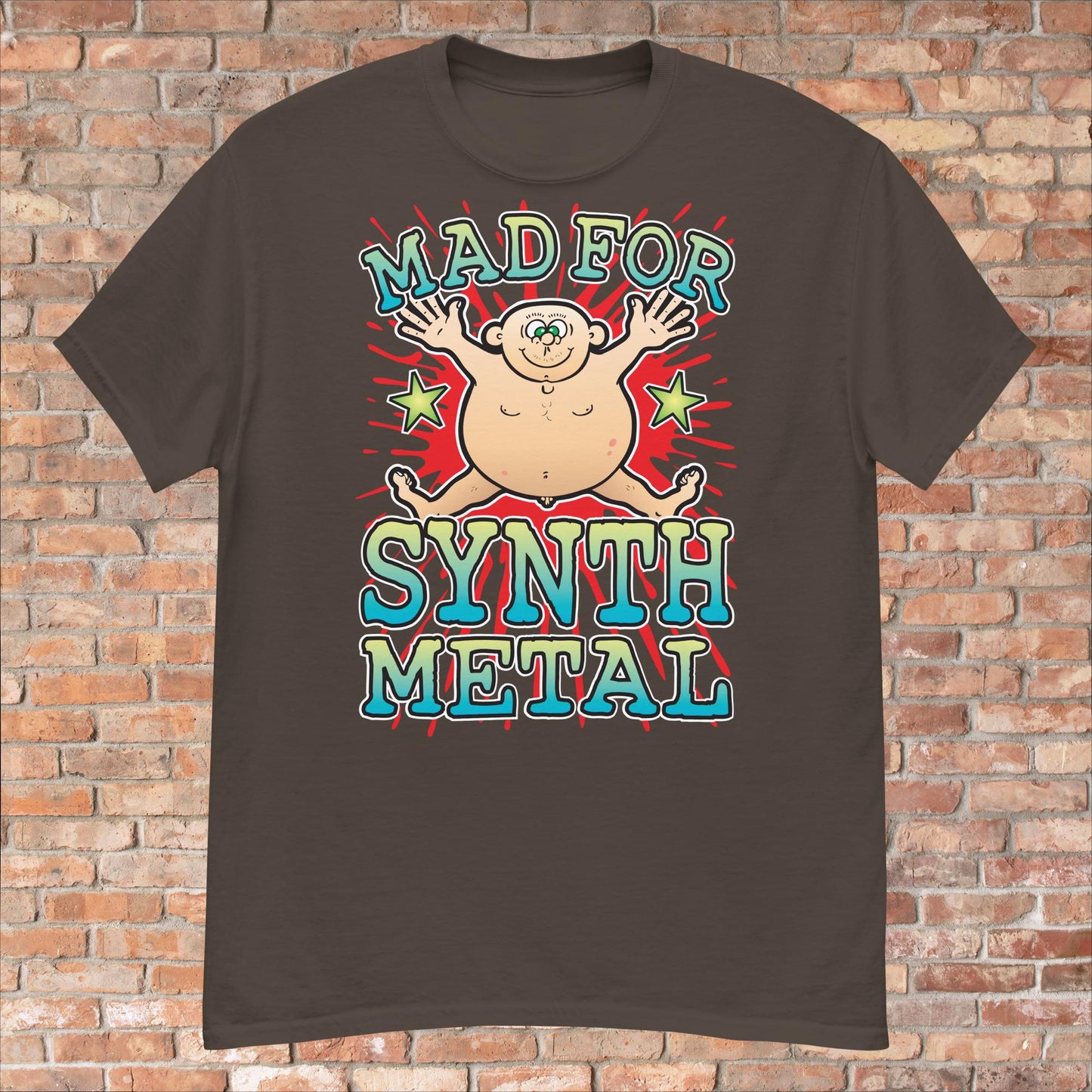 Synth Metal Cotton T-Shirt