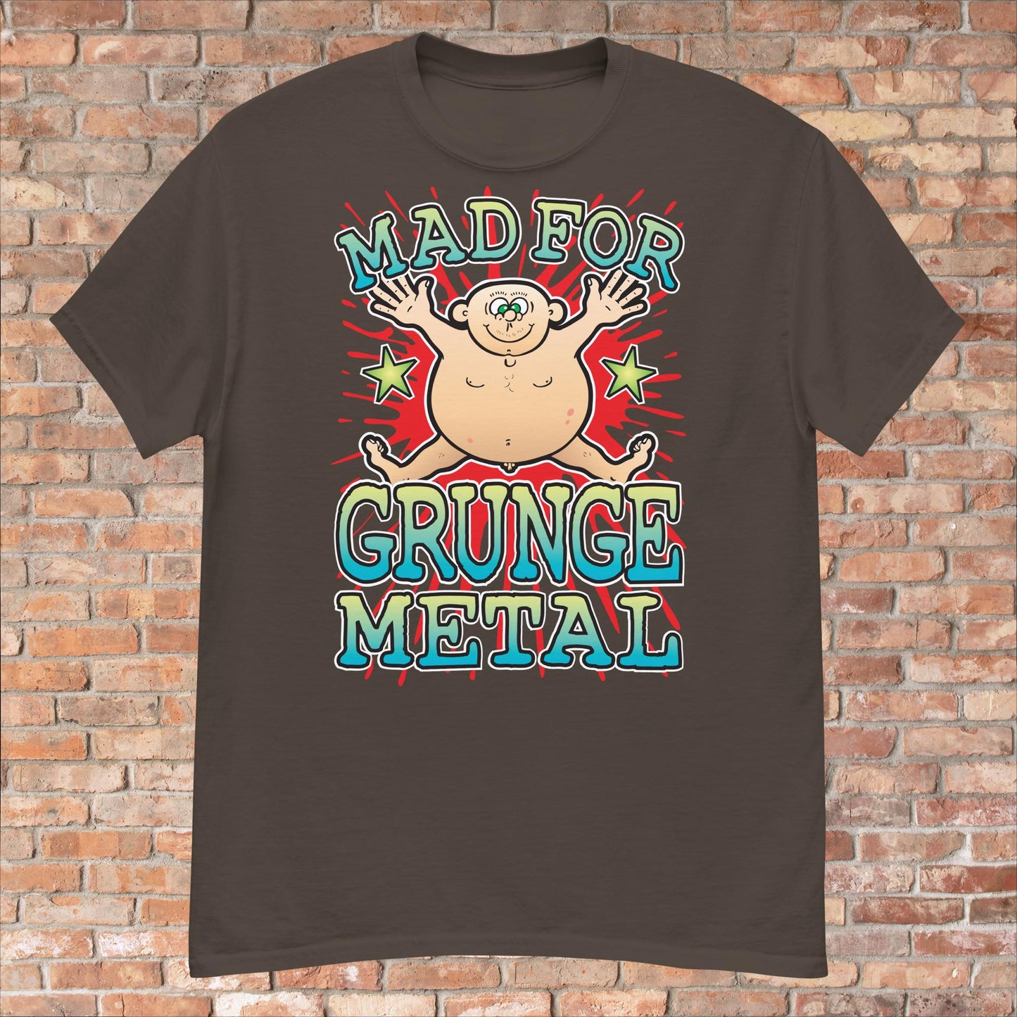 Grunge Metal Cotton T-Shirt