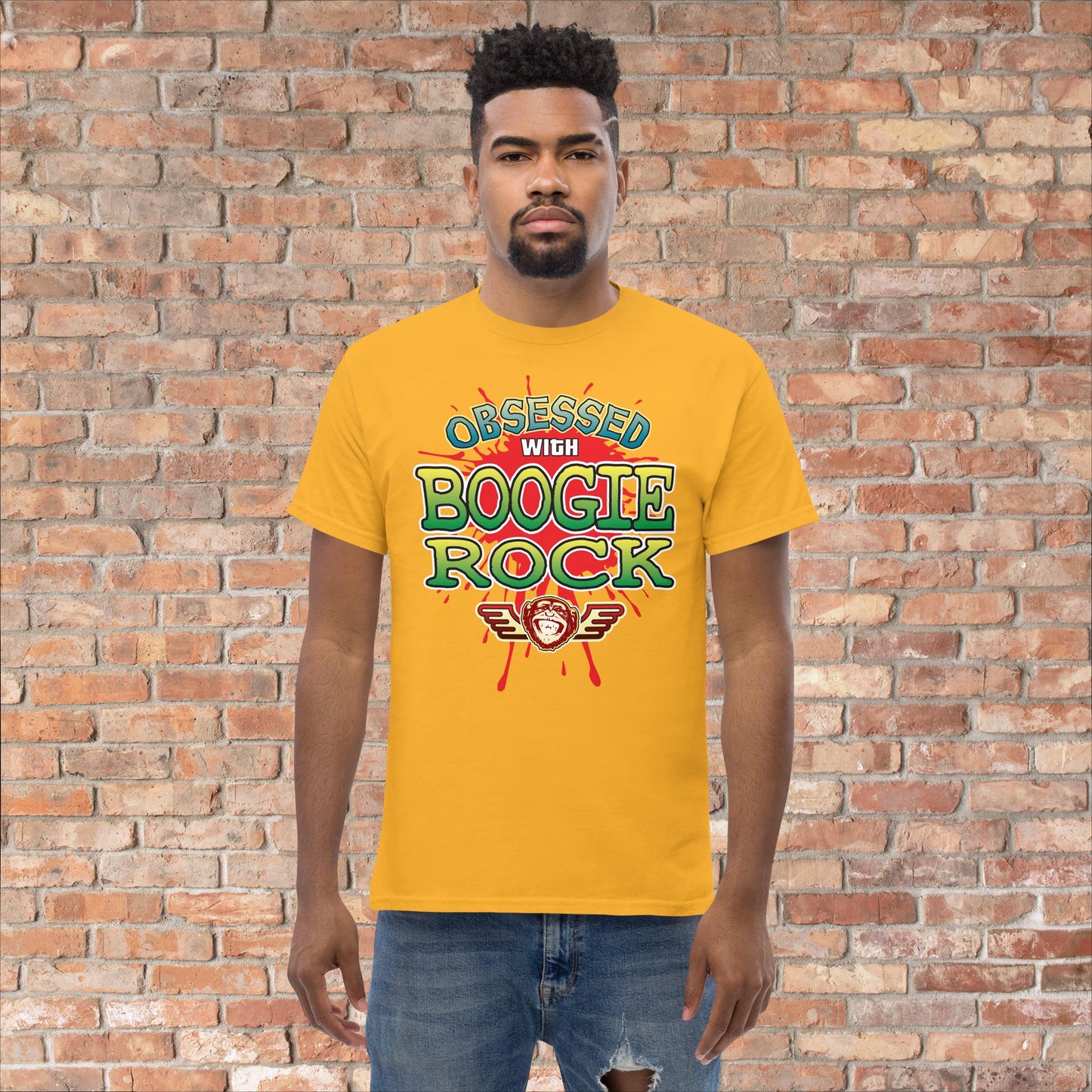 Boogie Rock Obsessed Cotton T-Shirt
