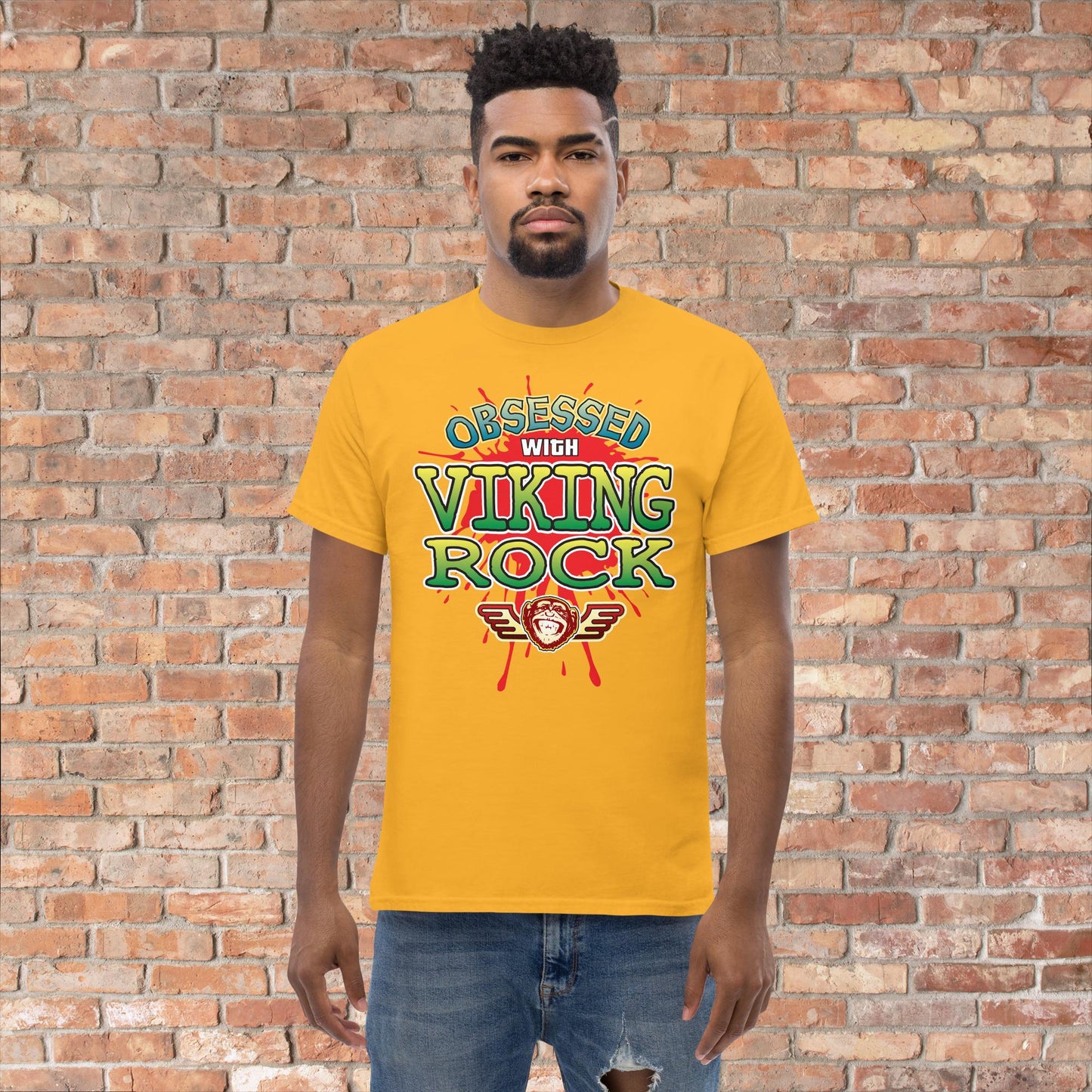 Viking Rock Obsessed Cotton T-Shirt