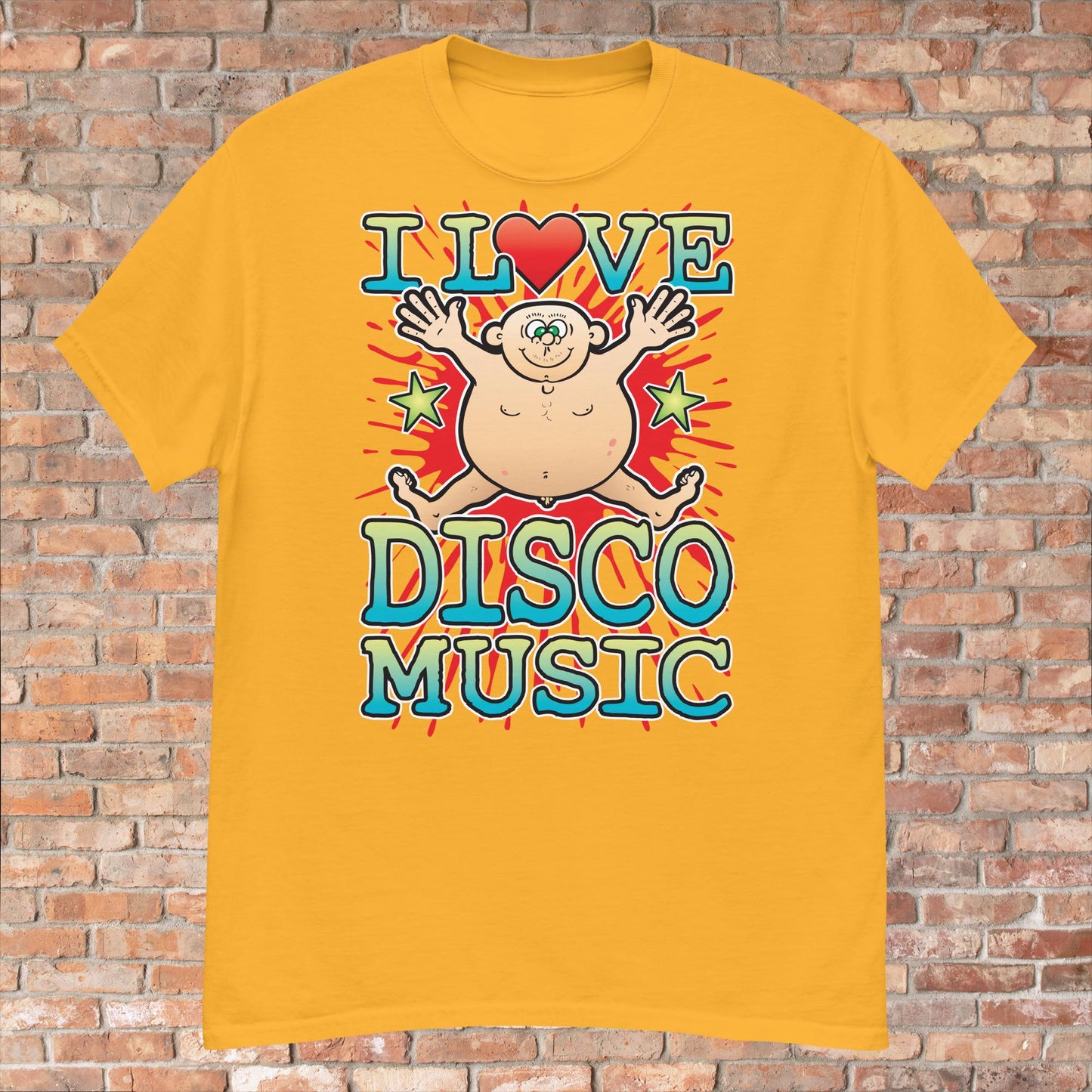 Disco Music Cotton Love Music T-Shirt