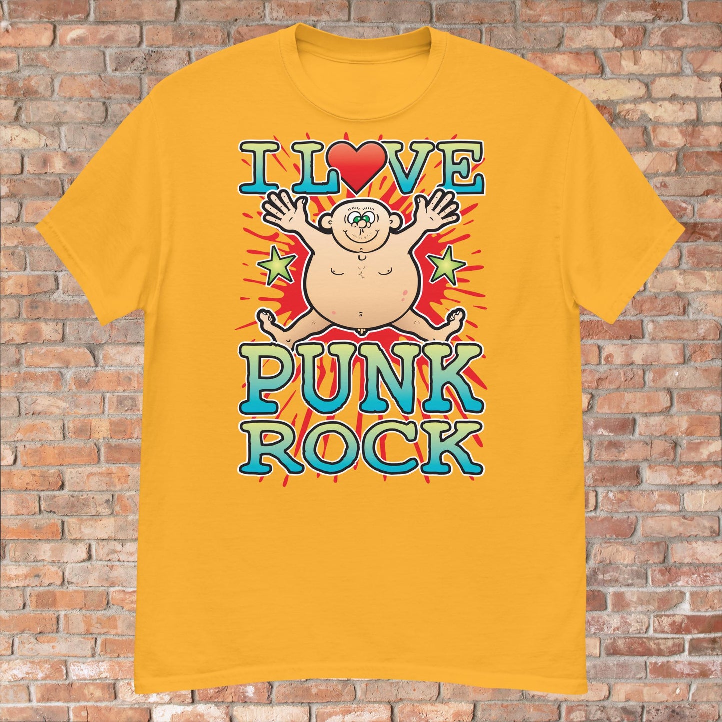 Punk Rock Cotton Love Music T-Shirt