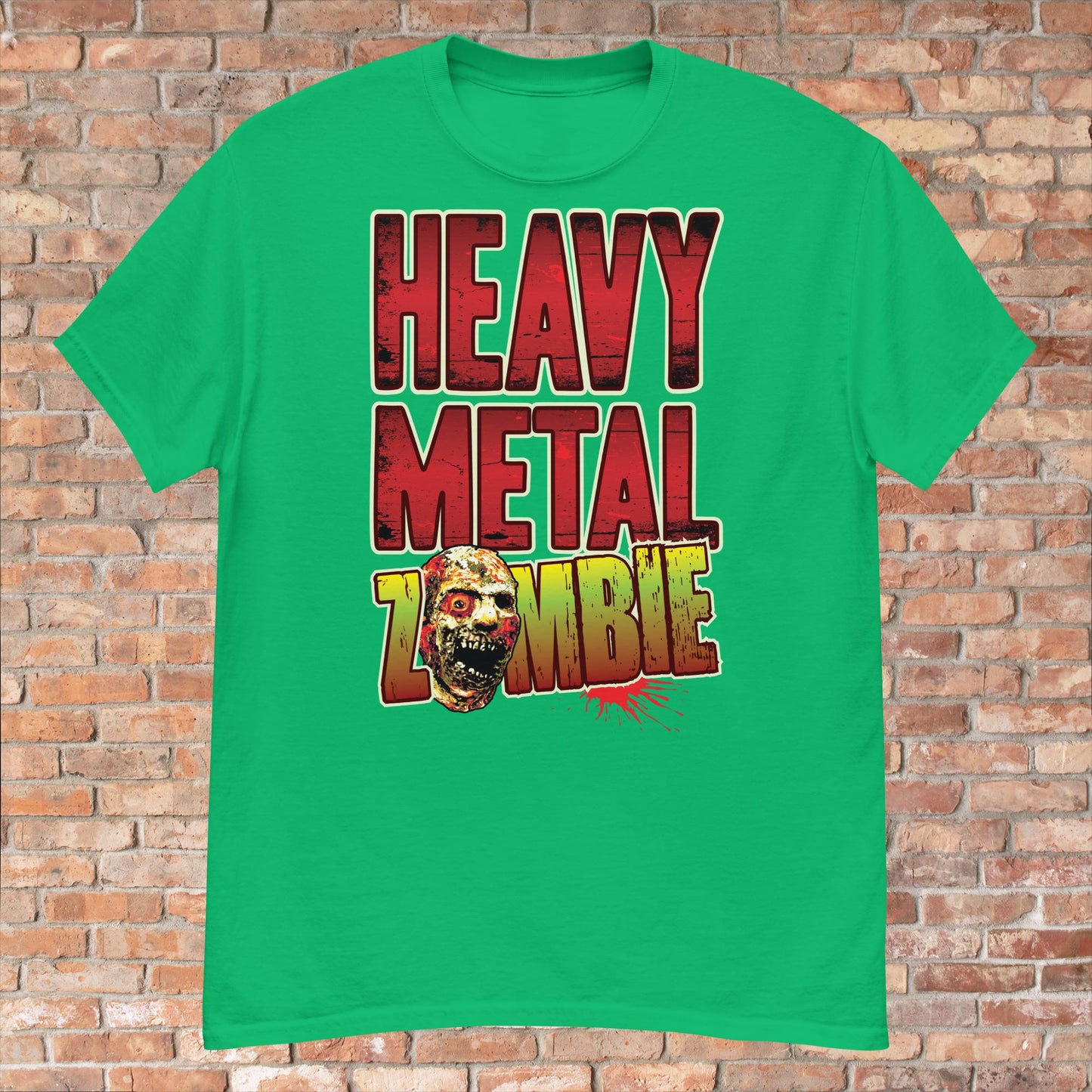 Heavy Metal Zombie Cotton T-Shirt