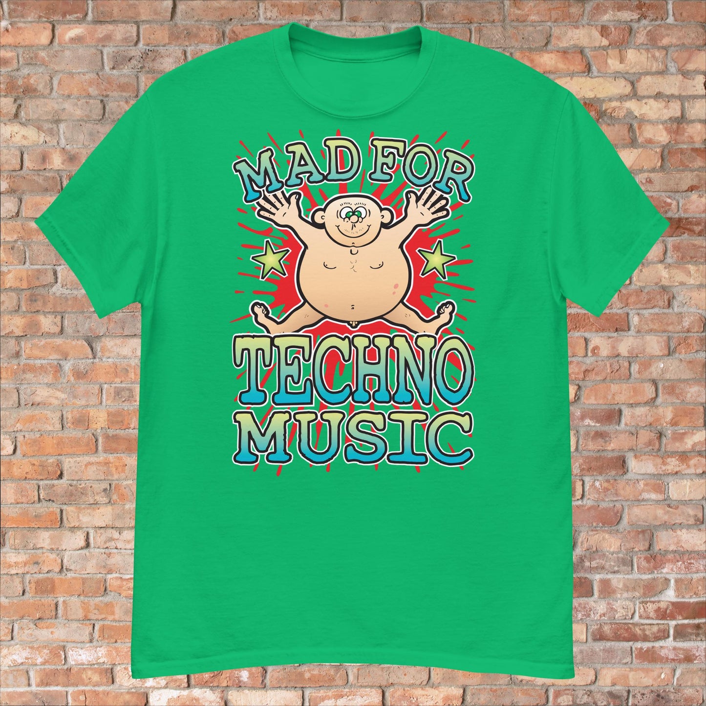Techno Music Cotton T-Shirt