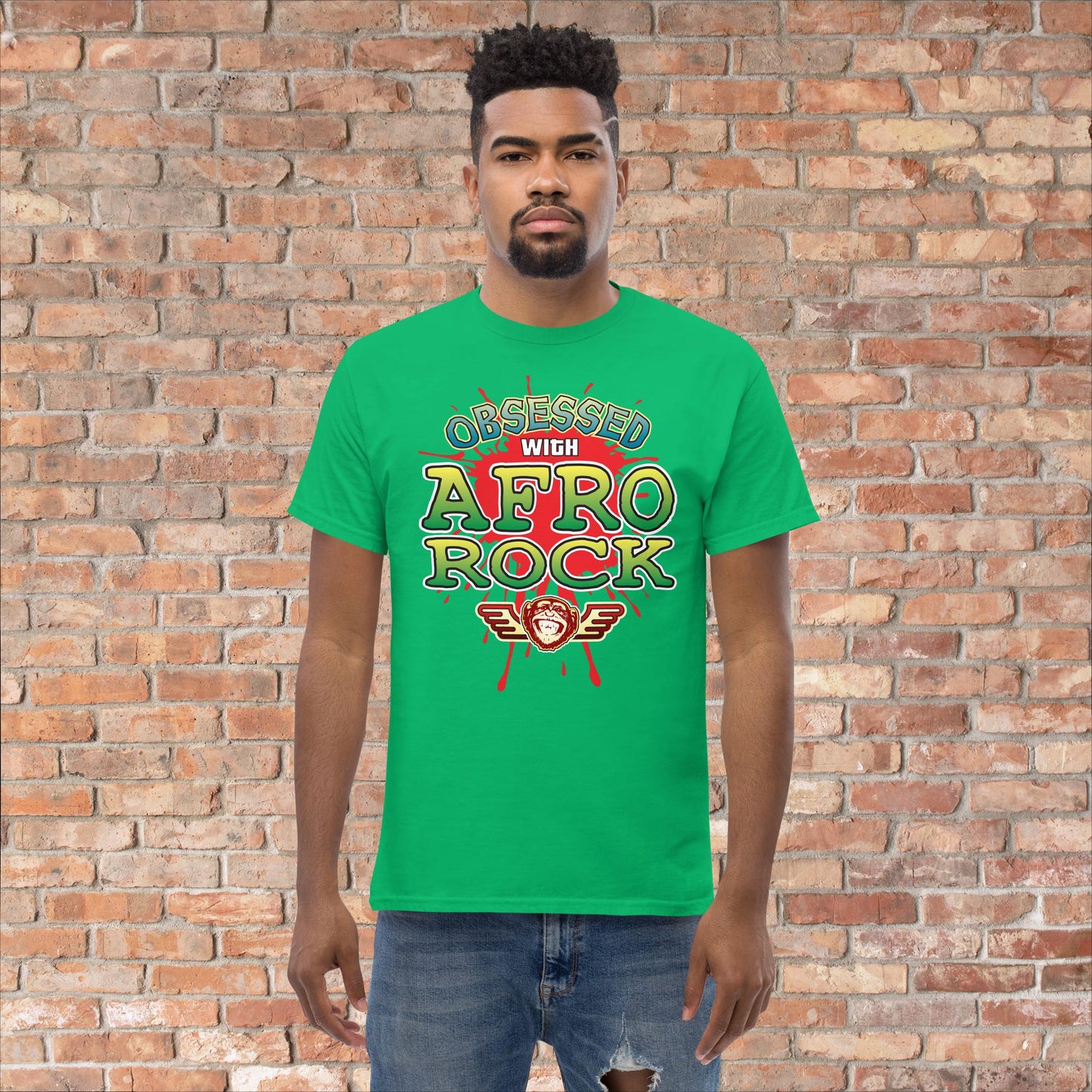 Afro Rock Obsessed Cotton T-Shirt