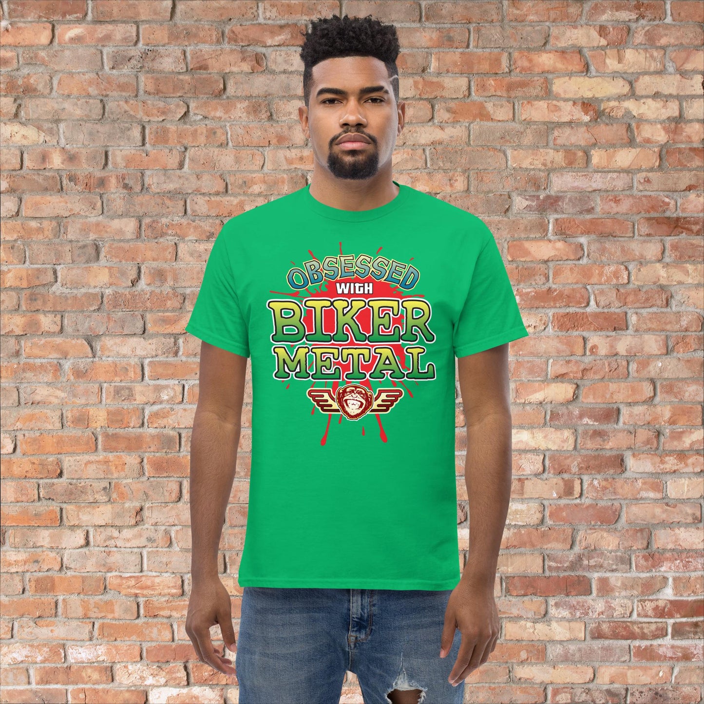 Biker Metal Obsessed Cotton T-Shirt