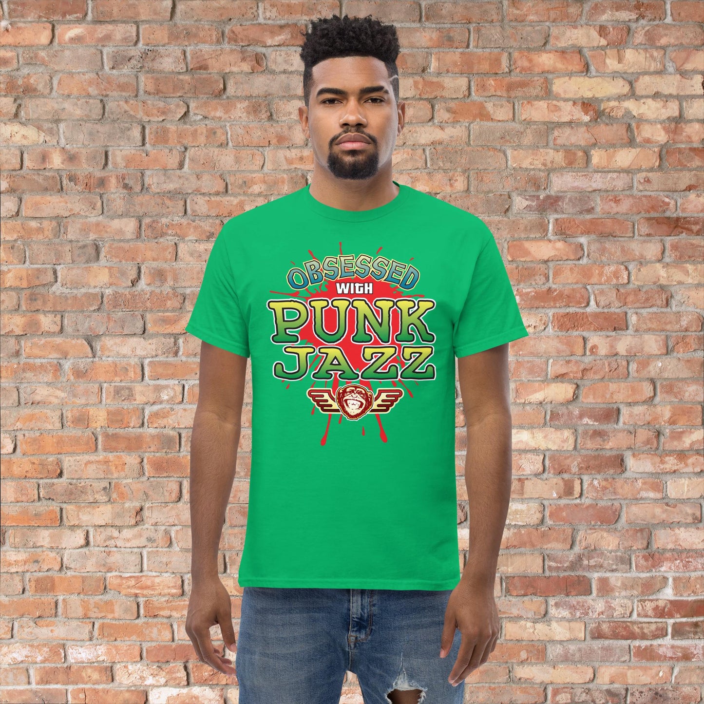 Punk Jazz Obsessed Cotton T-Shirt