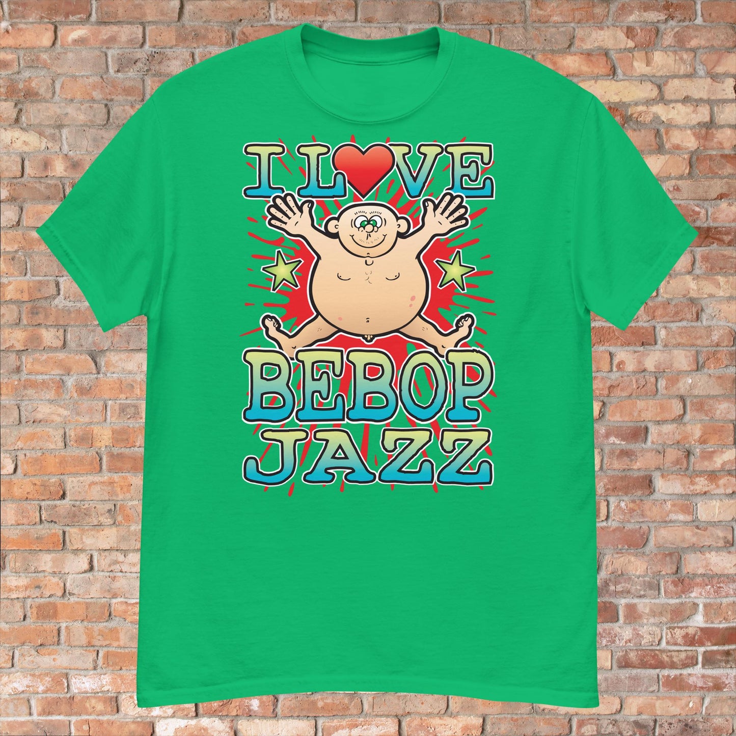 Bebop Jazz Cotton Love Music T-Shirt