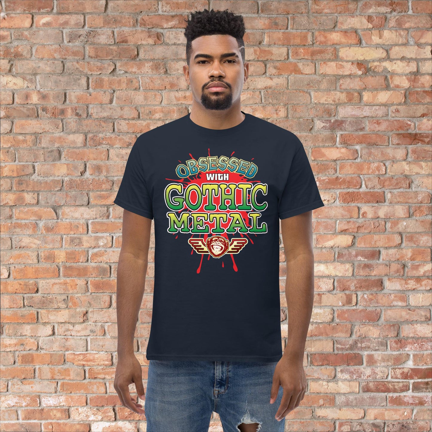 Gothic Metal Obsessed Cotton T-Shirt