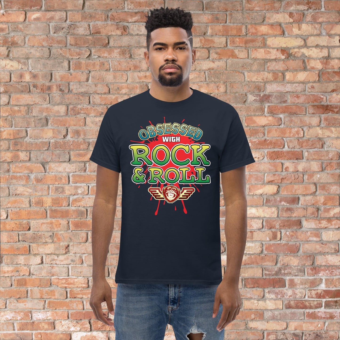 Rock & Roll Obsessed Cotton T-Shirt