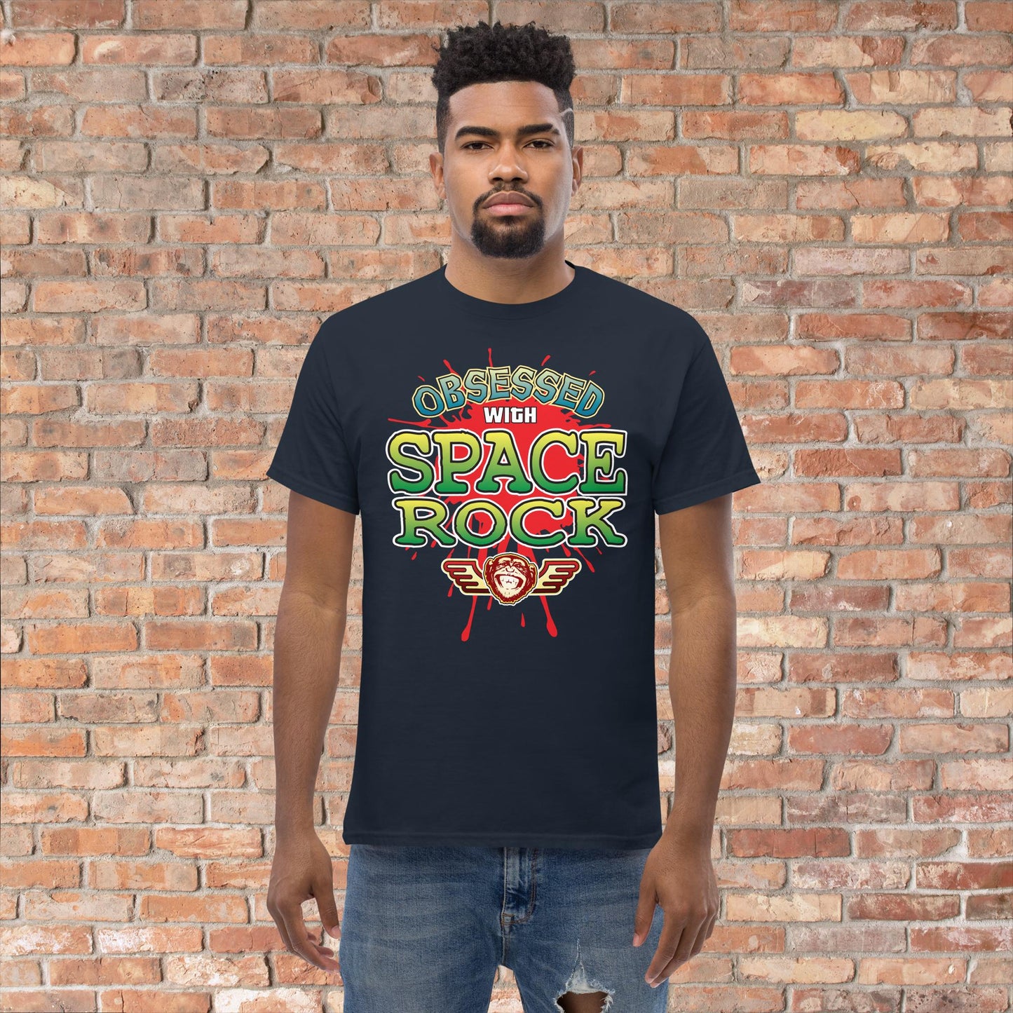 Space Rock Obsessed Cotton T-Shirt