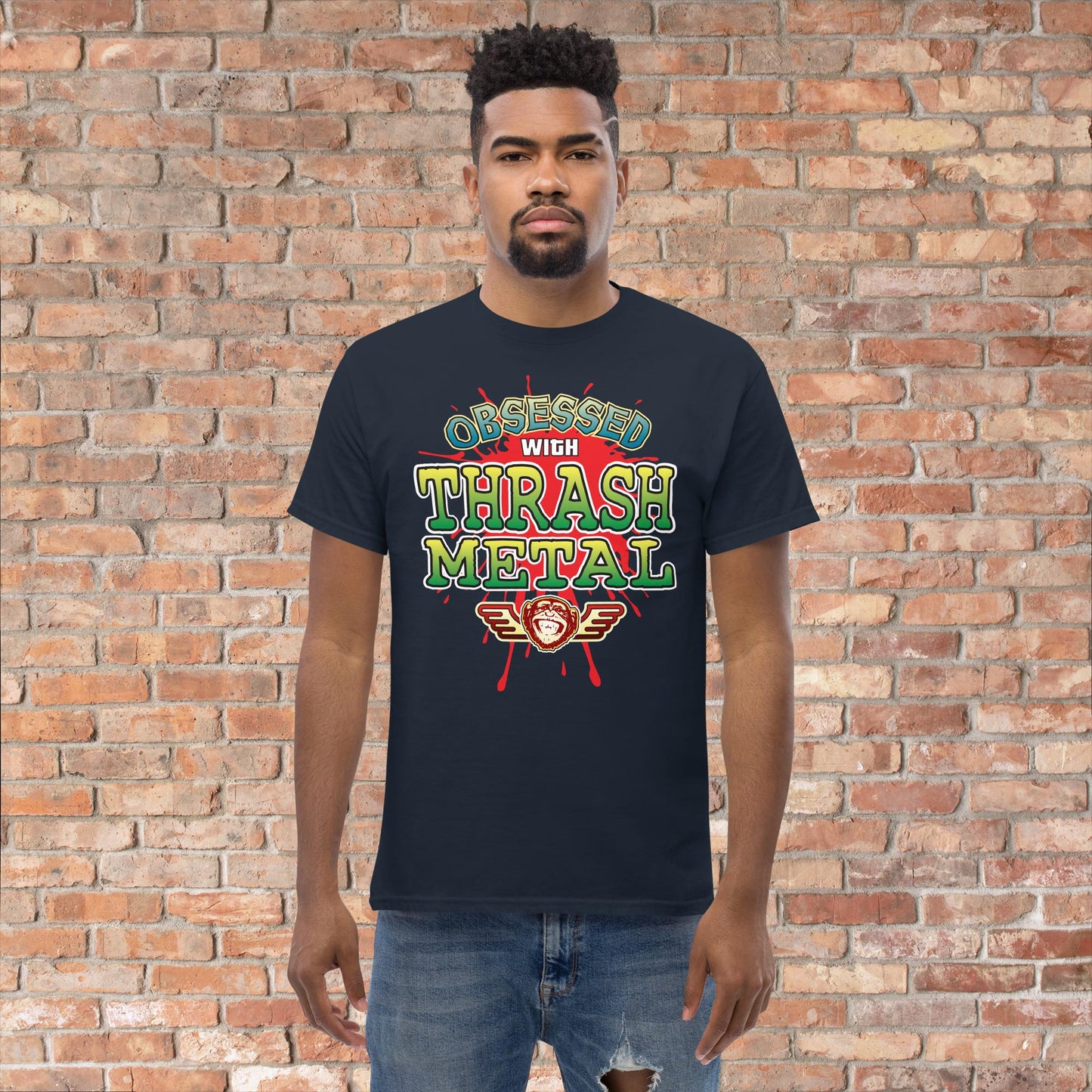 Thrash Metal Obsessed Cotton T-Shirt