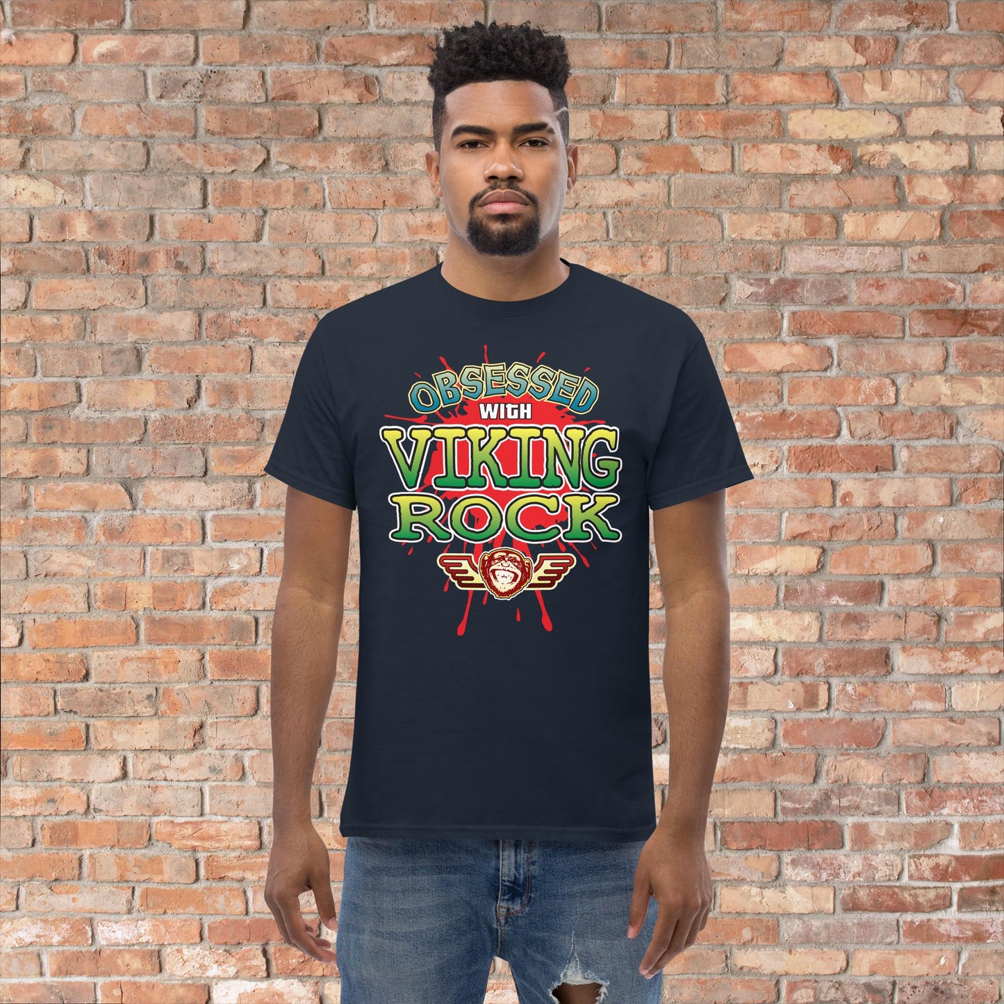 Viking Rock Obsessed Cotton T-Shirt