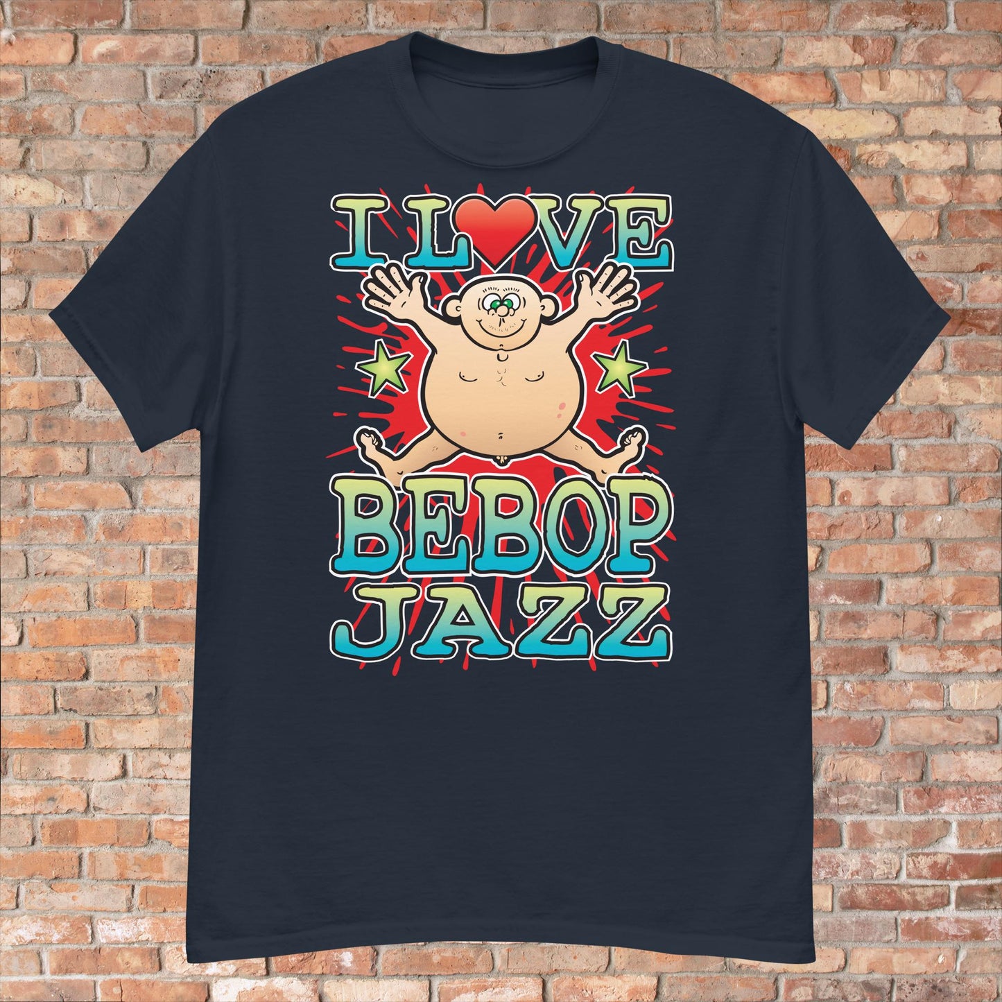 Bebop Jazz Cotton Love Music T-Shirt