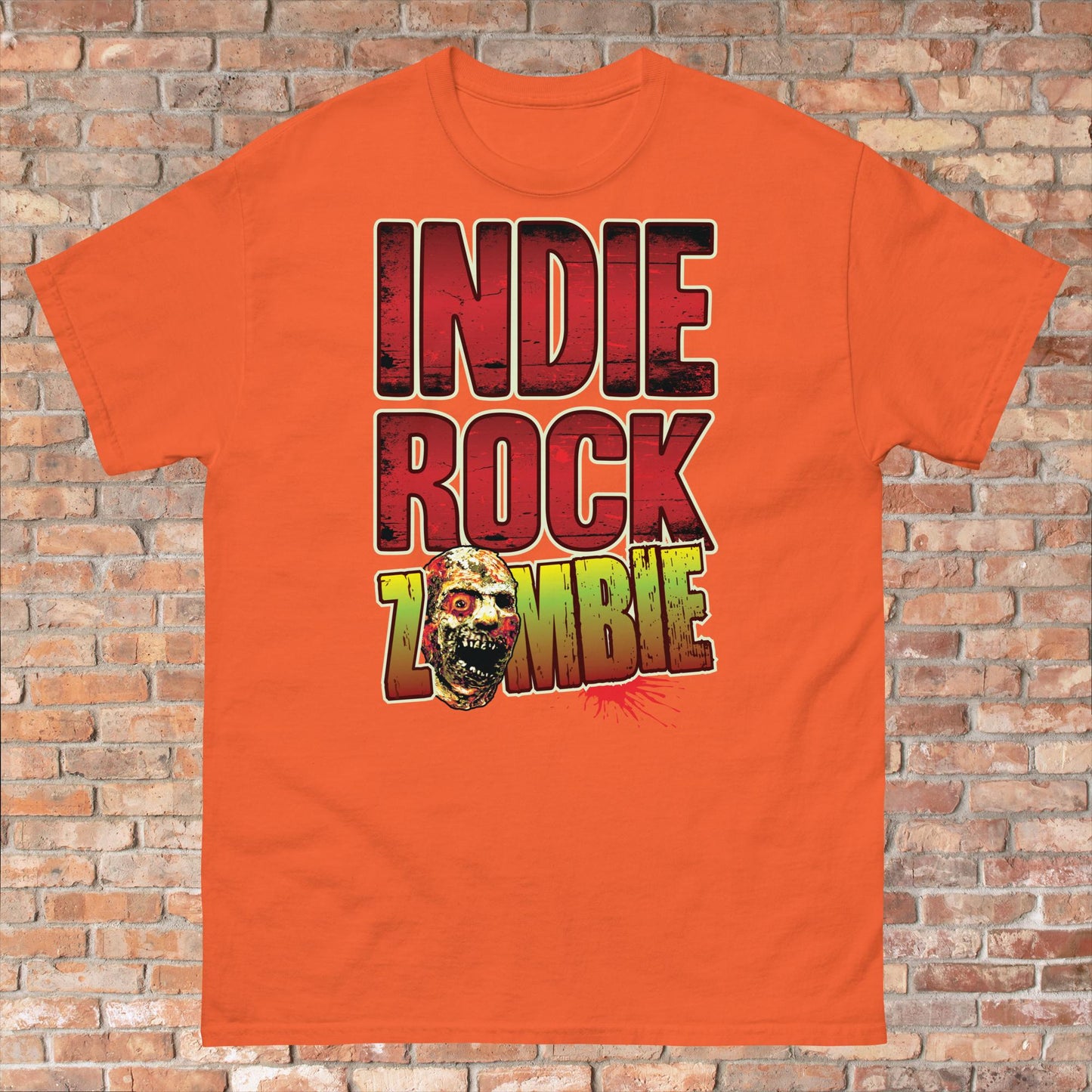 Indie Rock Zombie Cotton T-Shirt