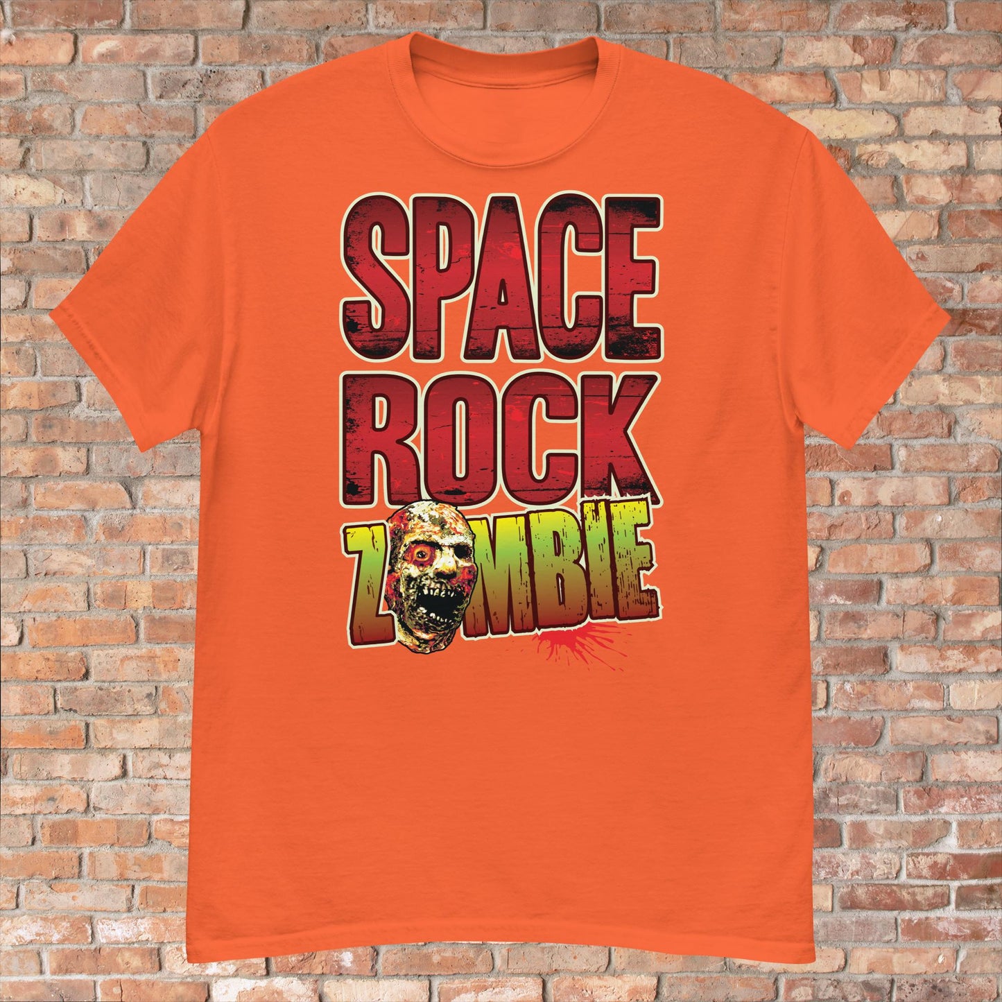 Space Rock Zombie Cotton T-Shirt