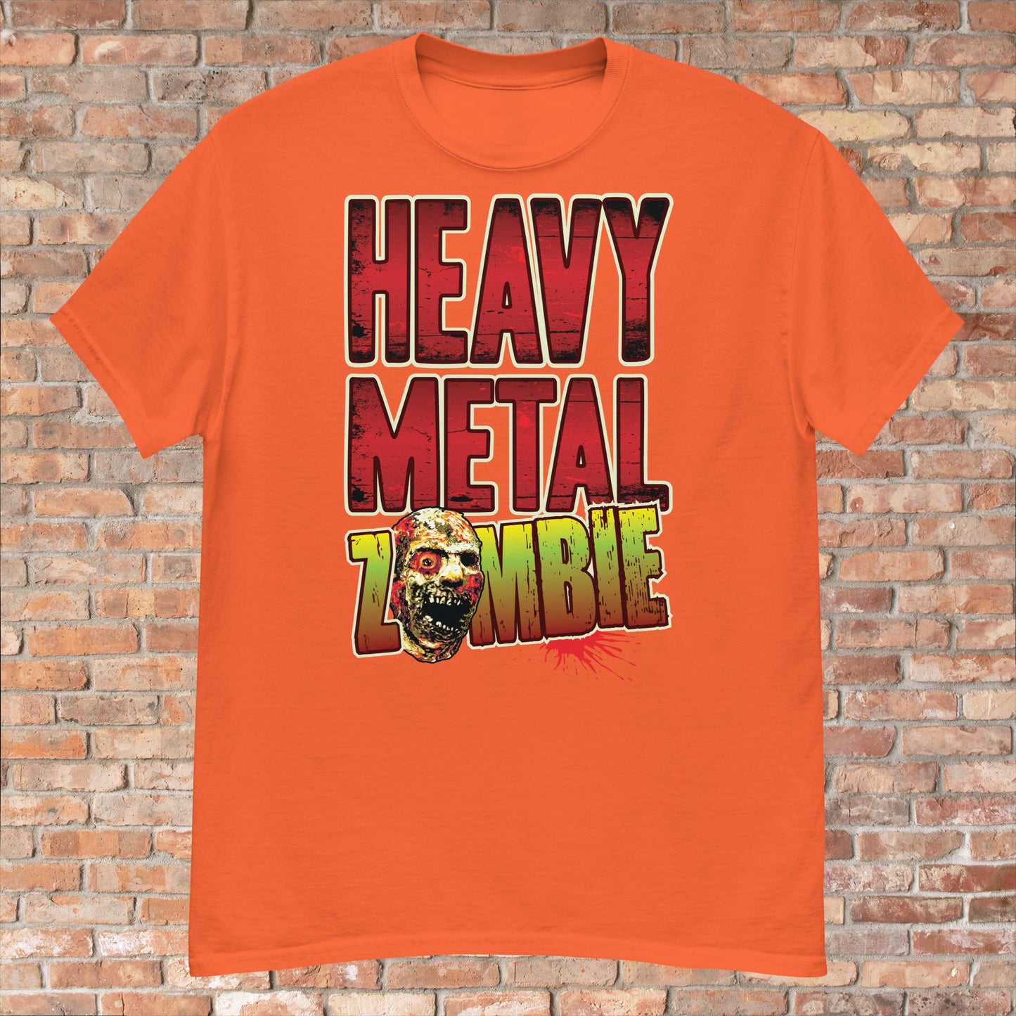 Heavy Metal Zombie Cotton T-Shirt