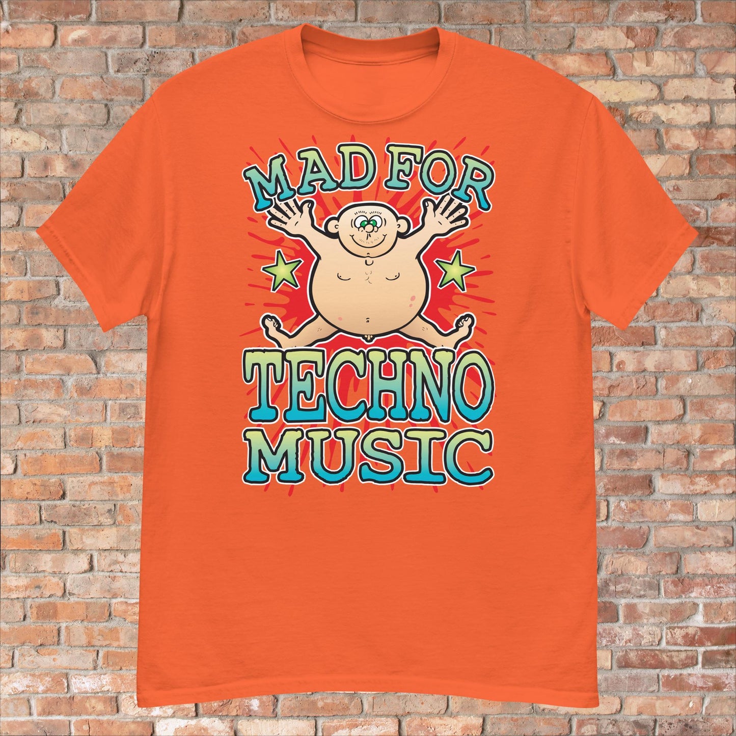 Techno Music Cotton T-Shirt