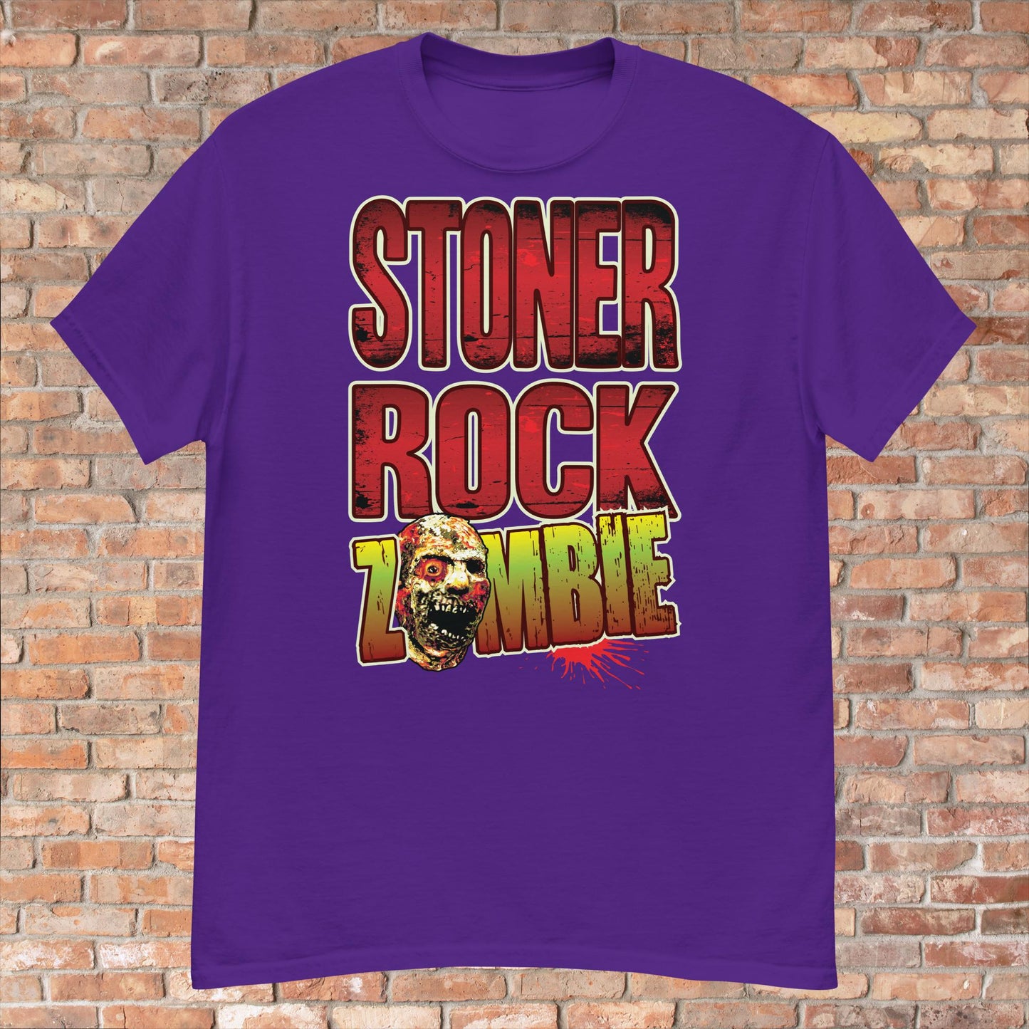 Stoner Rock Zombie Cotton T-Shirt