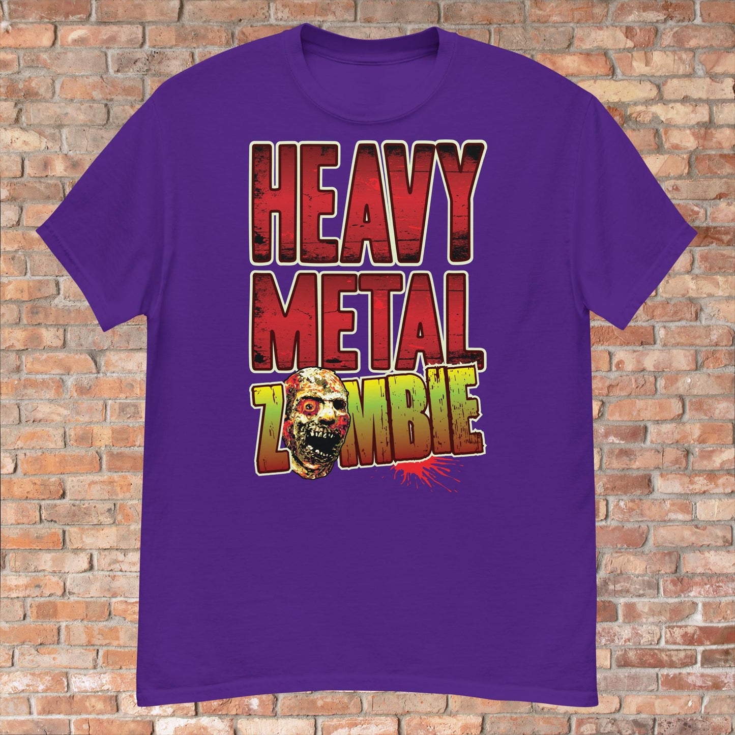 Heavy Metal Zombie Cotton T-Shirt