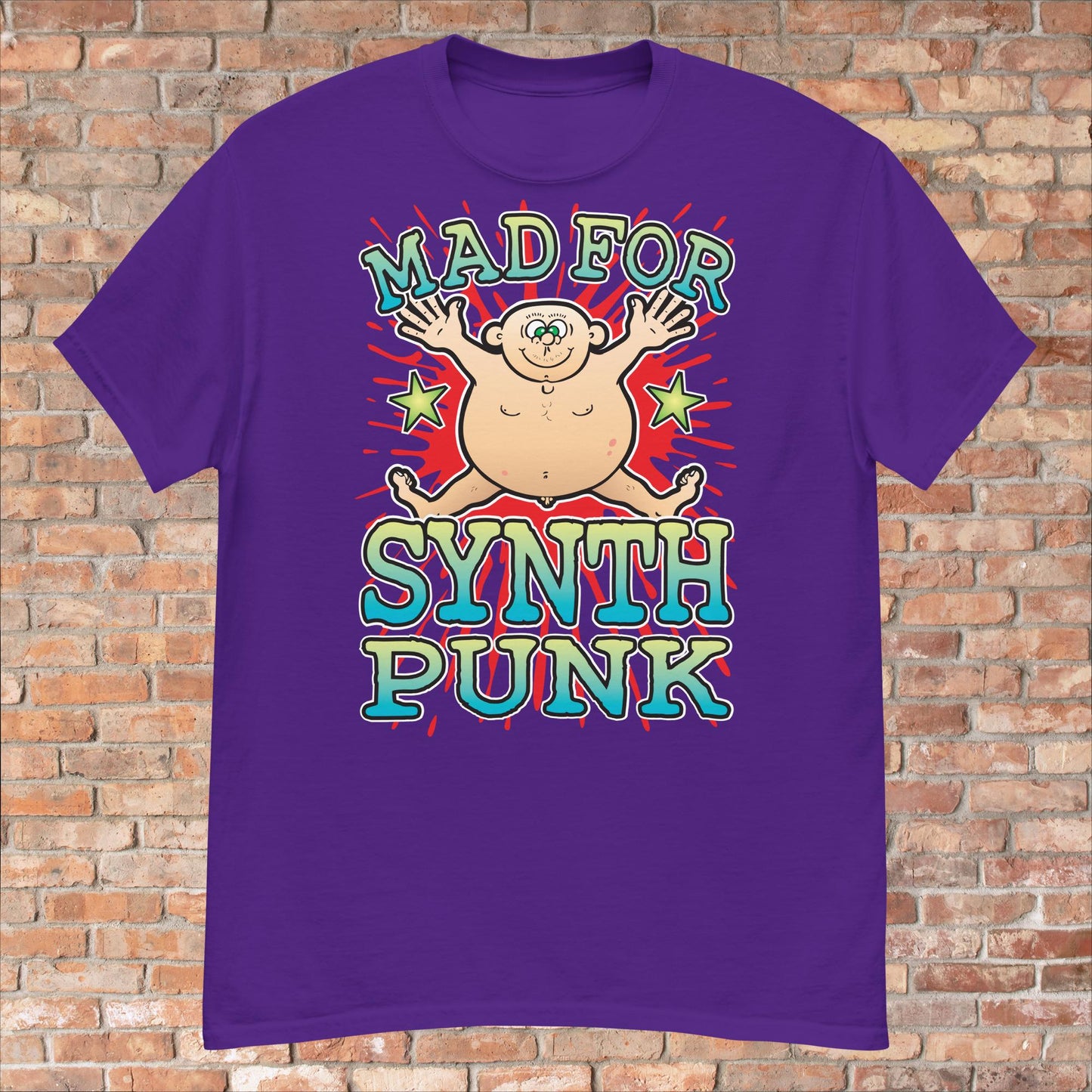 Synth Punk Cotton T-Shirt