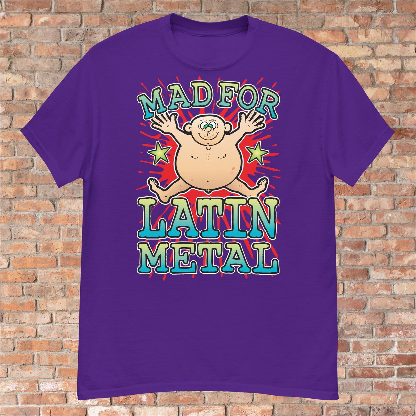 Latin Metal Cotton T-Shirt