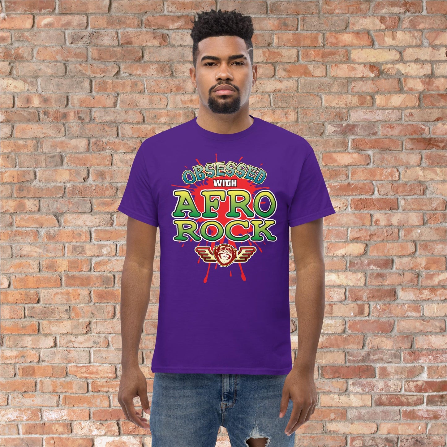 Afro Rock Obsessed Cotton T-Shirt