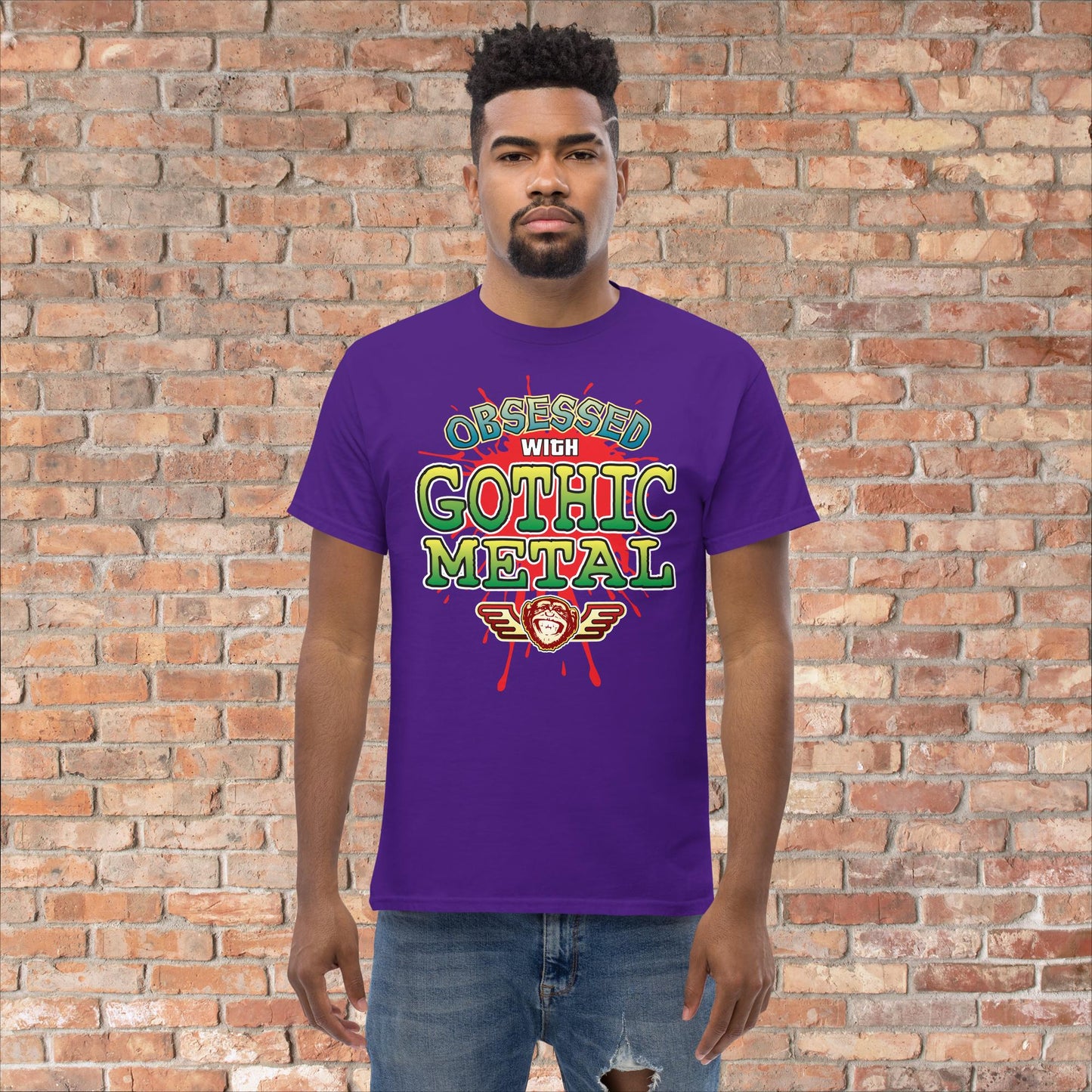 Gothic Metal Obsessed Cotton T-Shirt