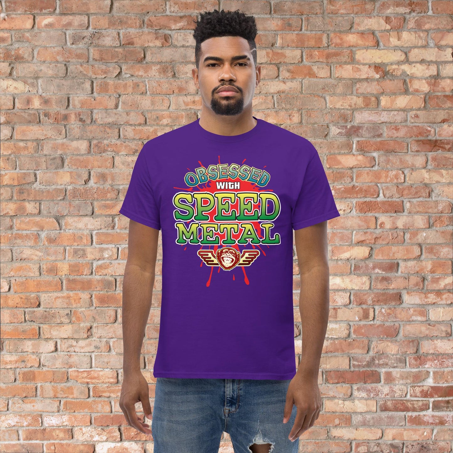 Speed Metal Obsessed Cotton T-Shirt