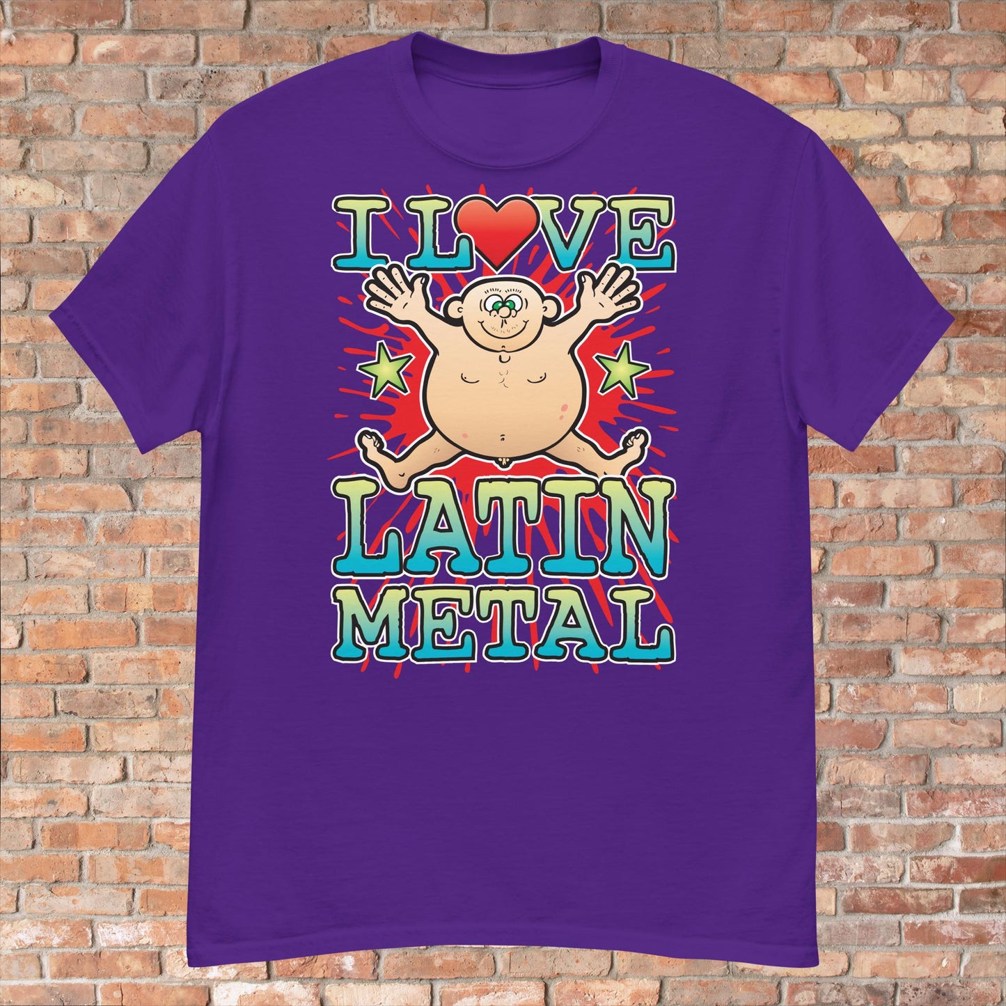 Latin Metal Cotton Love Music T-Shirt