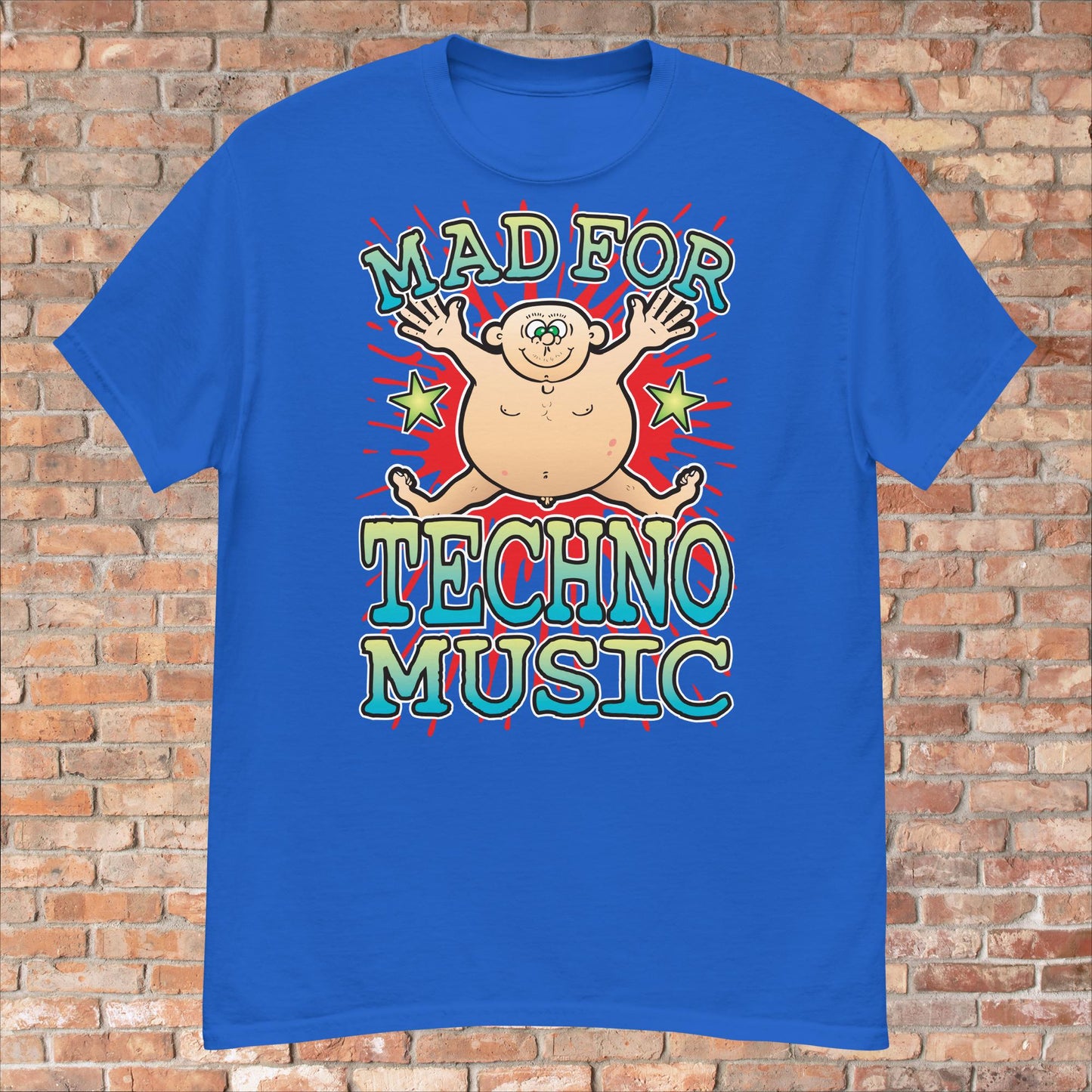 Techno Music Cotton T-Shirt
