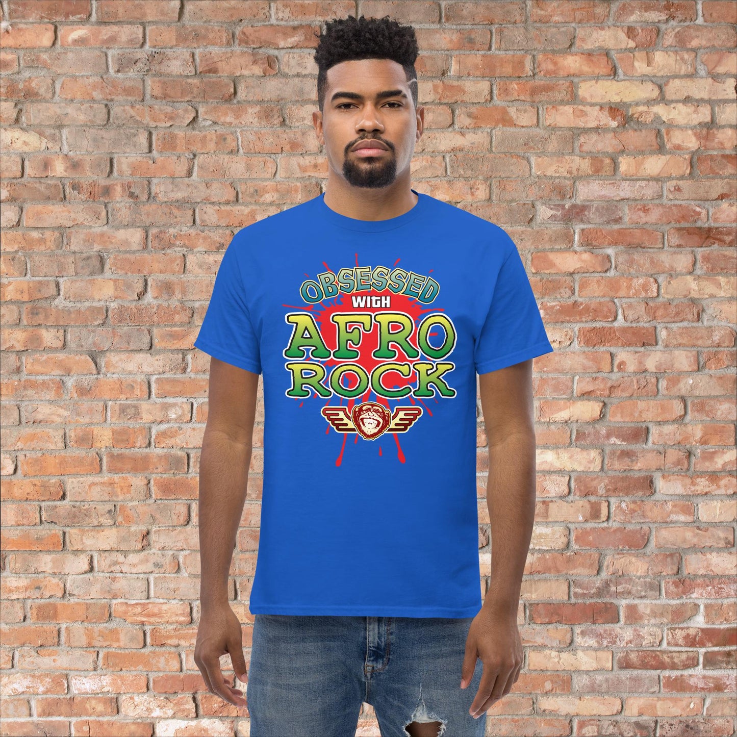 Afro Rock Obsessed Cotton T-Shirt