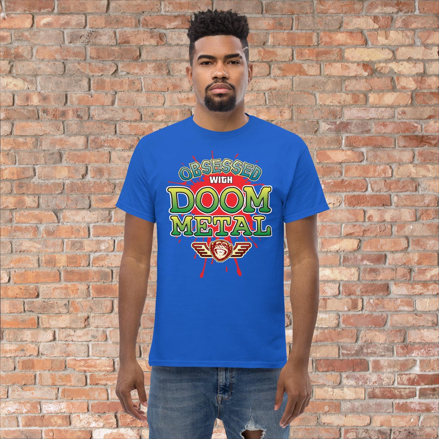Doom Metal Obsessed Cotton T-Shirt