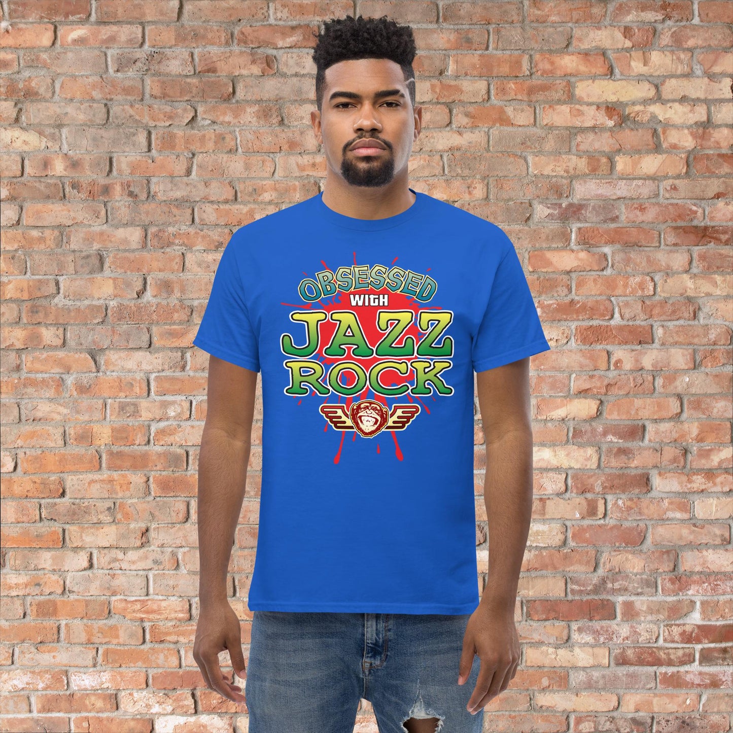 Jazz Rock Obsessed Cotton T-Shirt