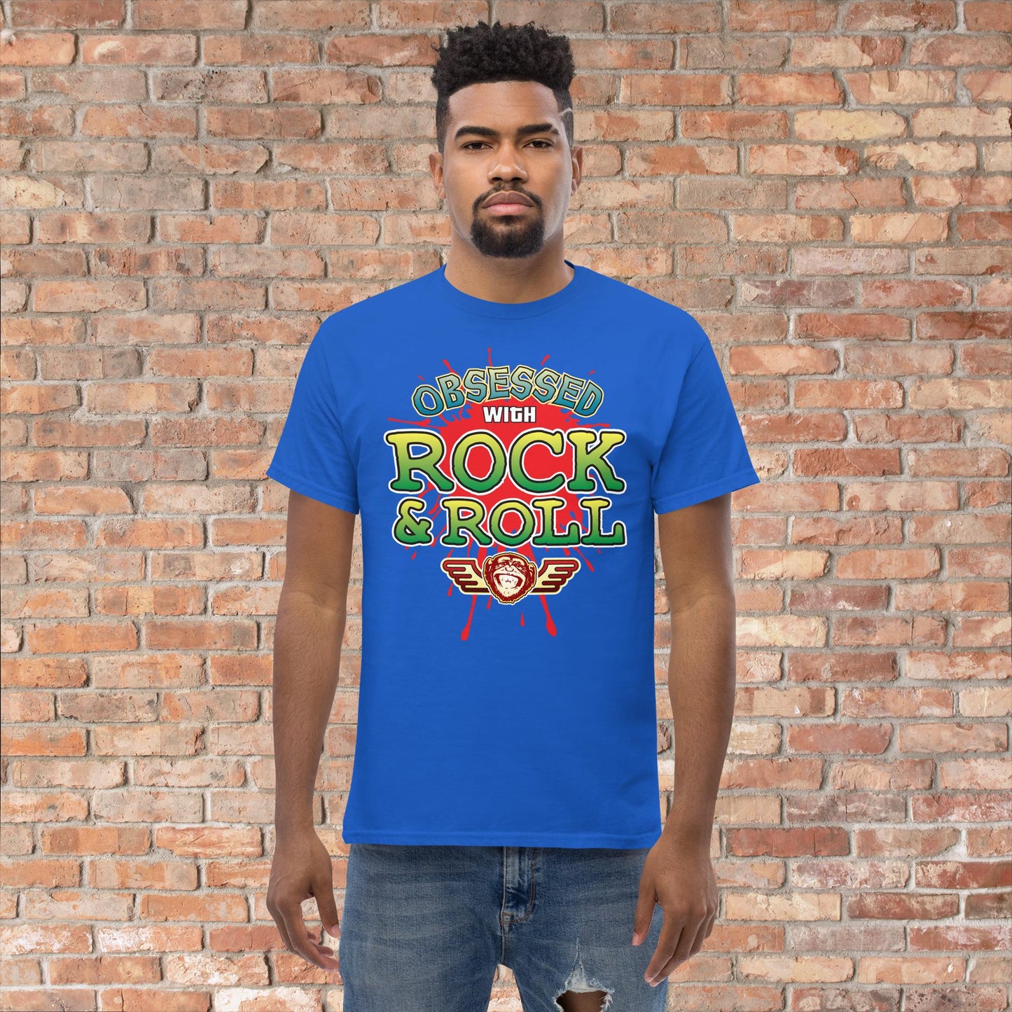 Rock & Roll Obsessed Cotton T-Shirt