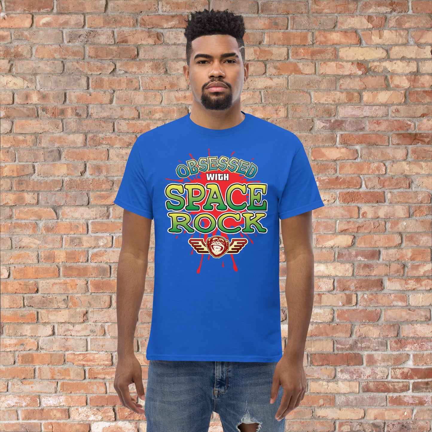 Space Rock Obsessed Cotton T-Shirt