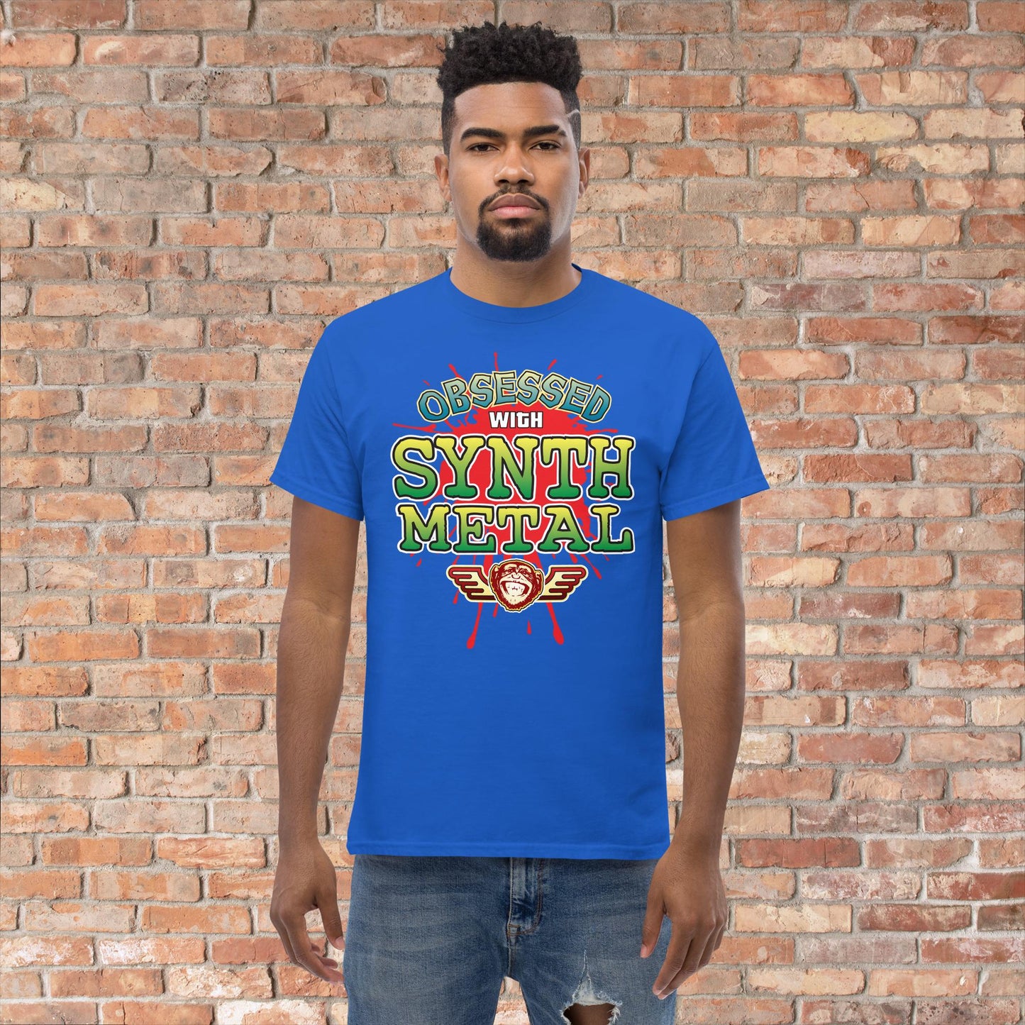 Synth Metal Obsessed Cotton T-Shirt