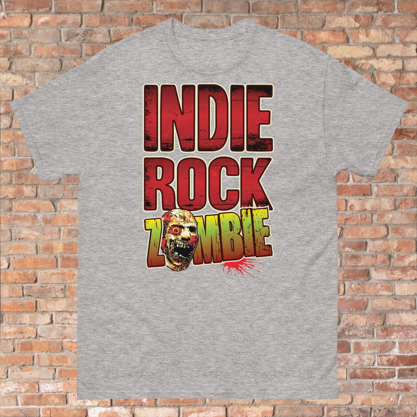 Indie Rock Zombie Cotton T-Shirt