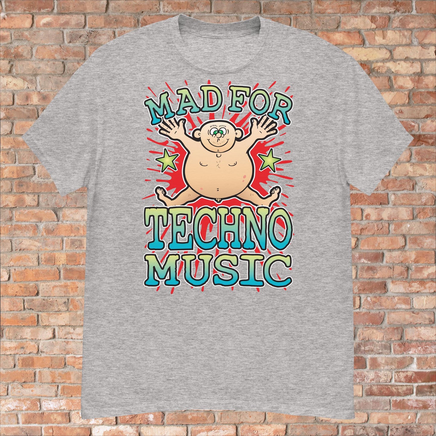 Techno Music Cotton T-Shirt