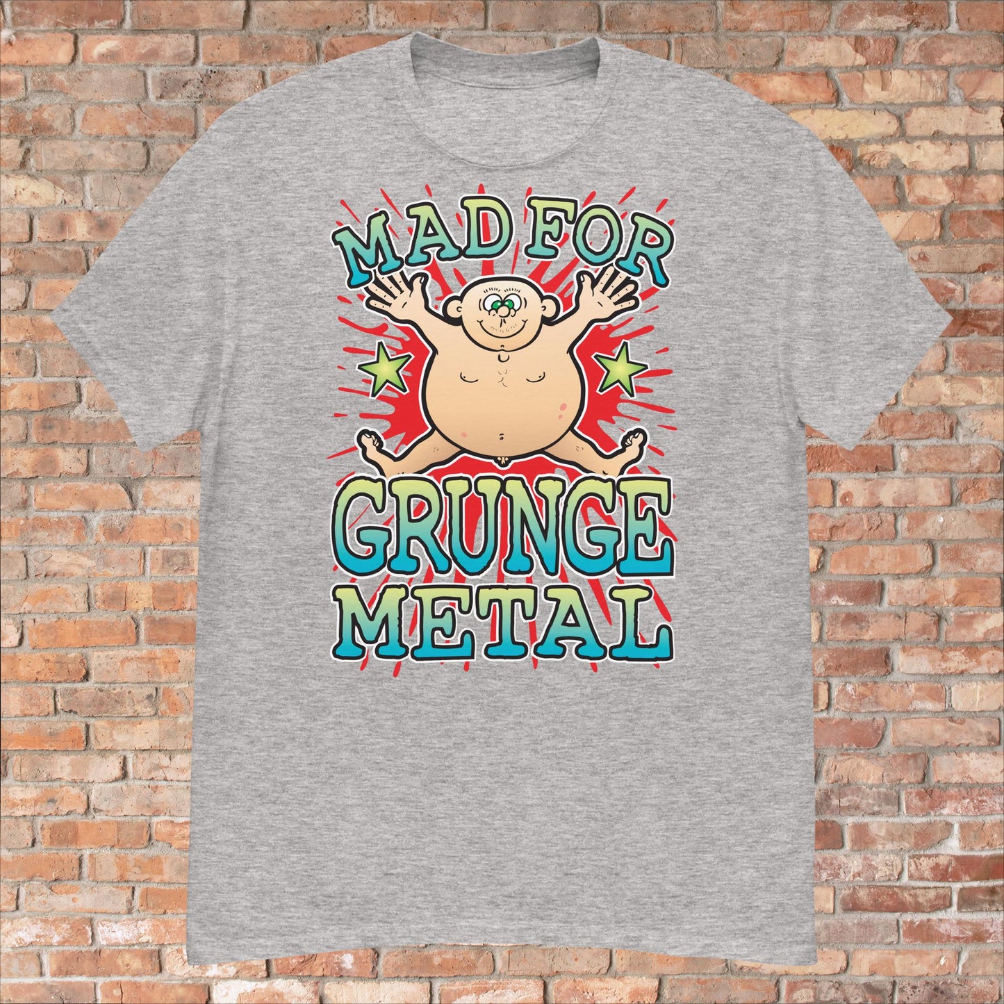 Grunge Metal Cotton T-Shirt