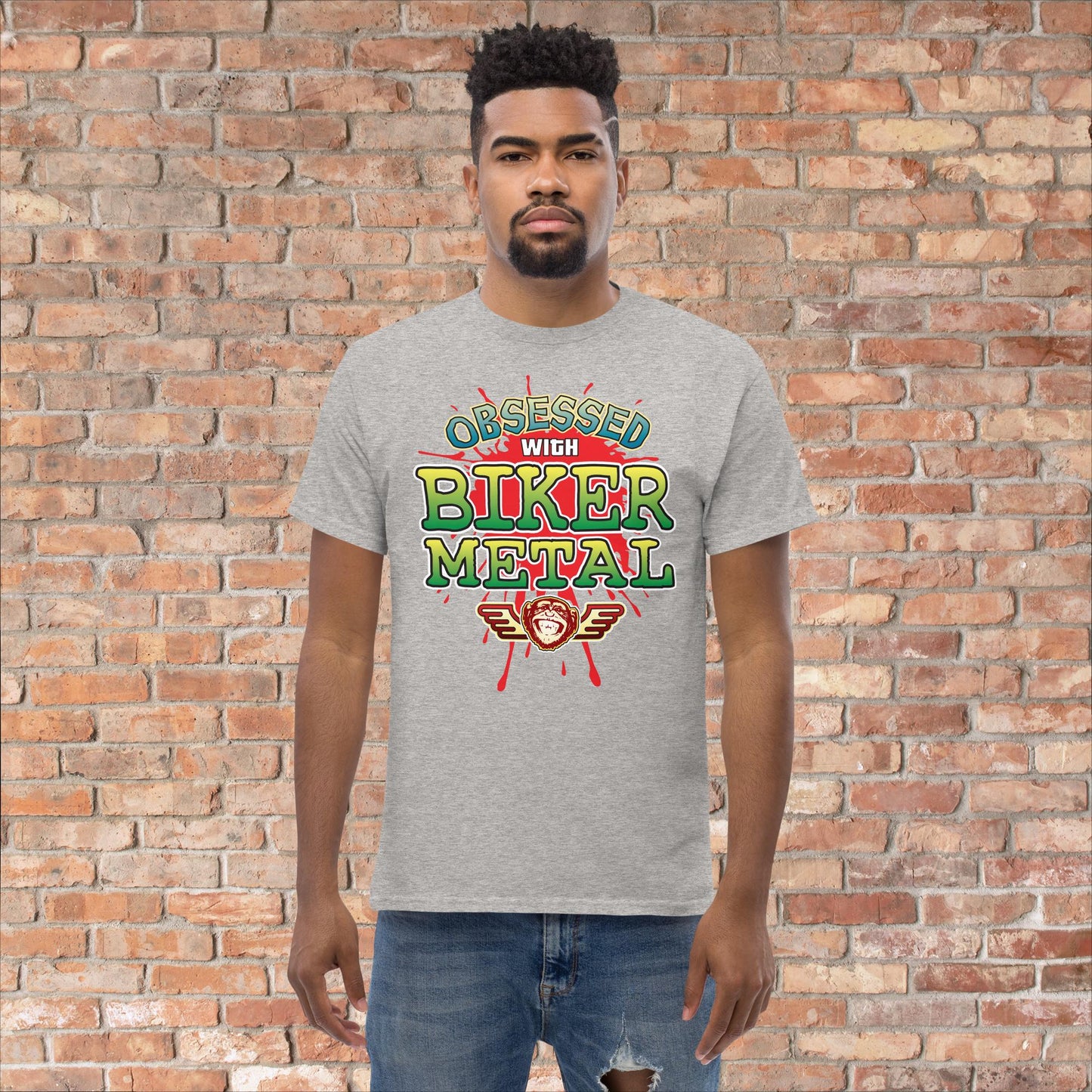 Biker Metal Obsessed Cotton T-Shirt