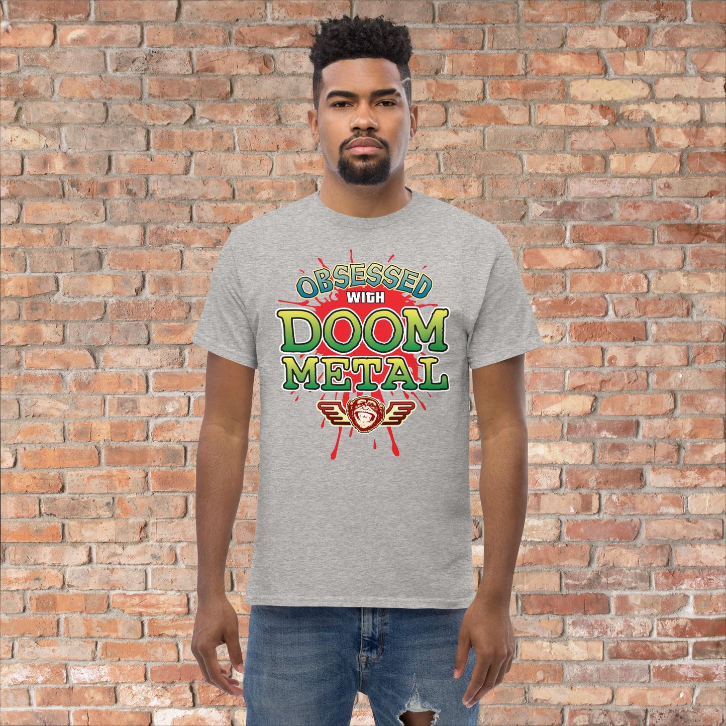 Doom Metal Obsessed Cotton T-Shirt