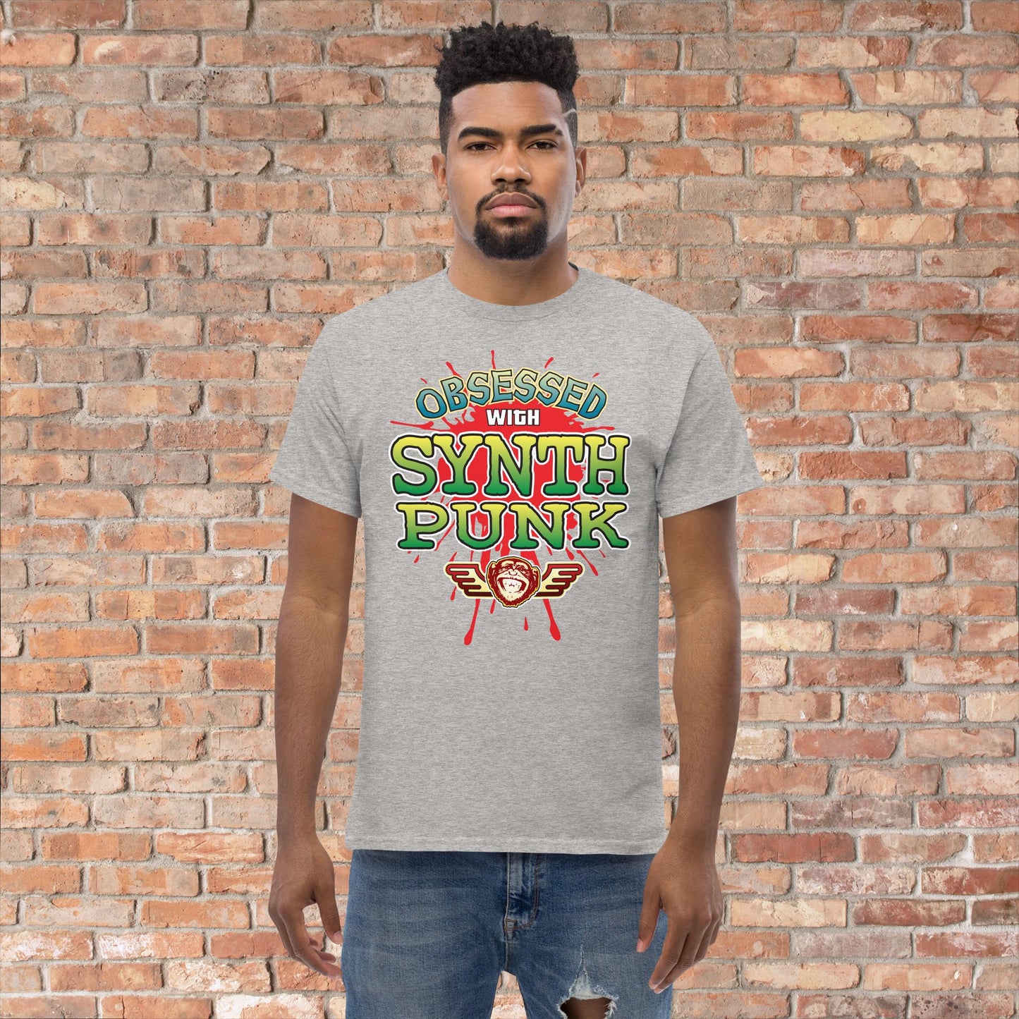 Synth Punk Obsessed Cotton T-Shirt