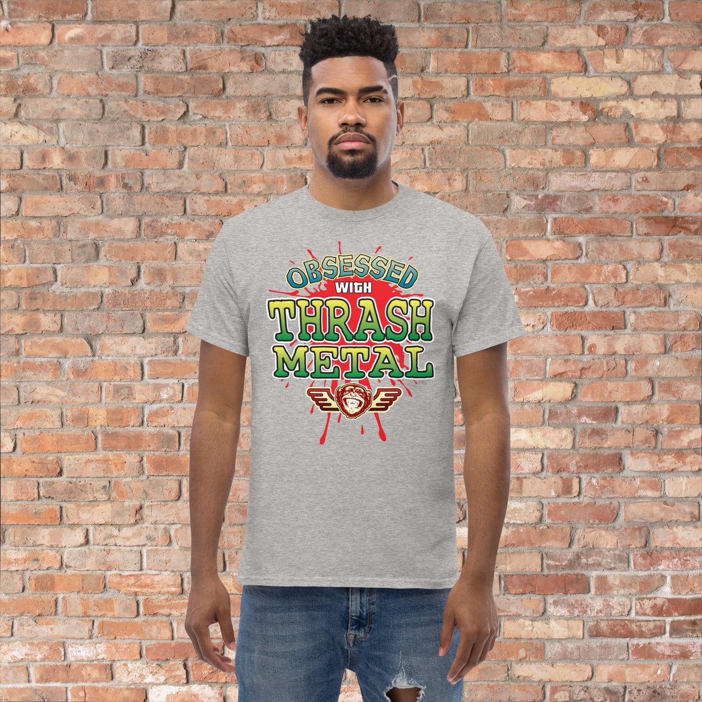 Thrash Metal Obsessed Cotton T-Shirt