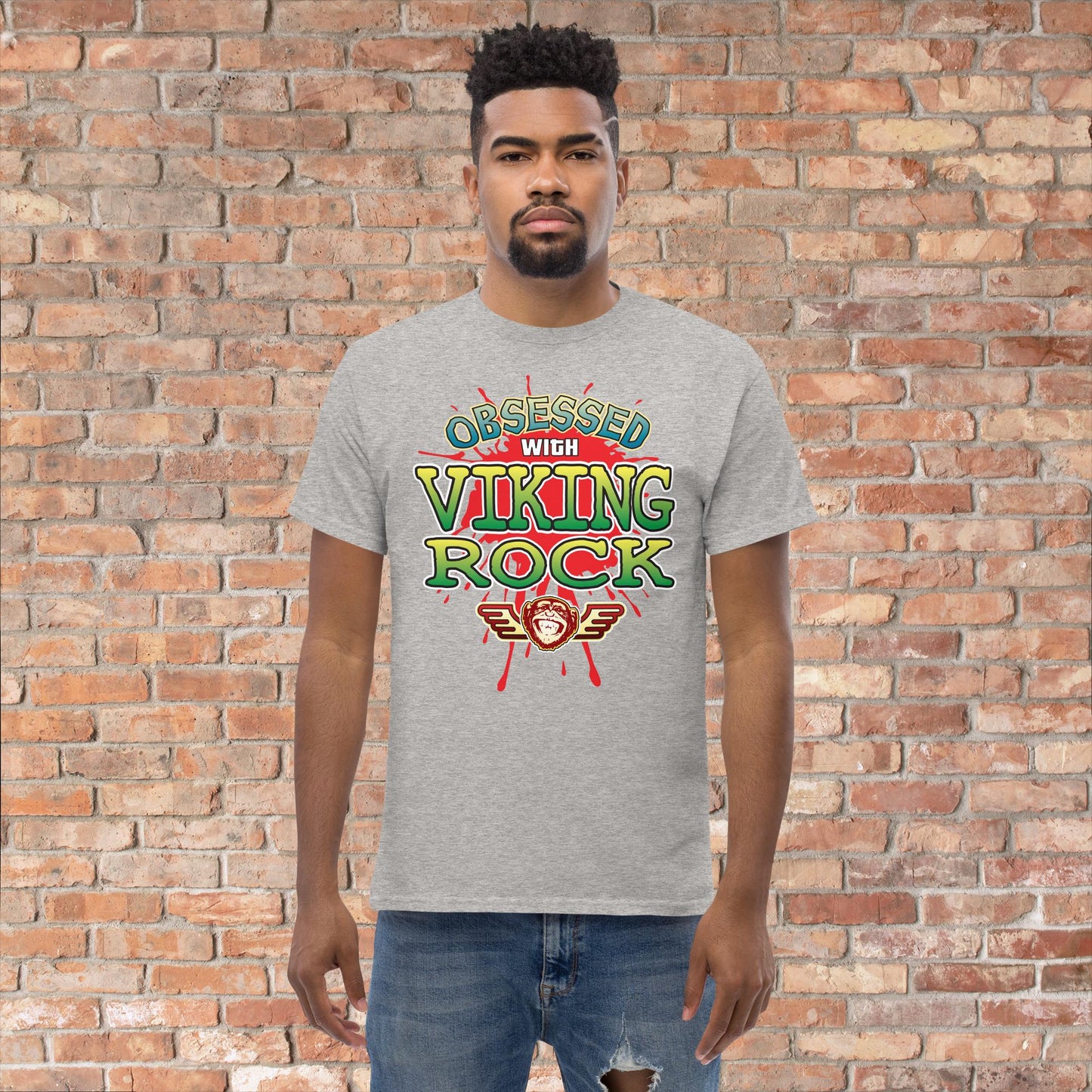 Viking Rock Obsessed Cotton T-Shirt